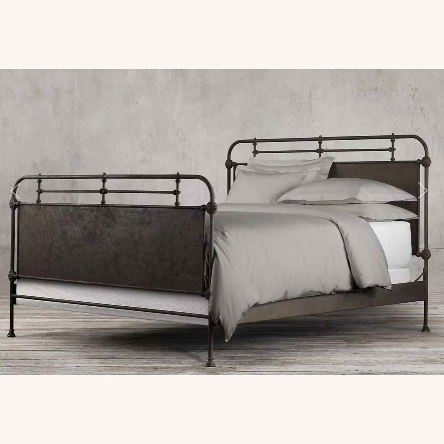 Restoration Hardware French Académie Panel Bed With Footboard - image-0
