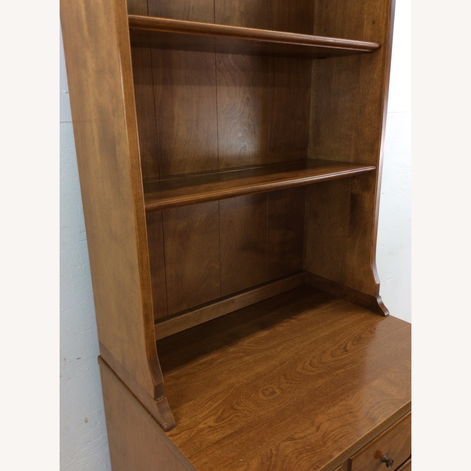 Ethan Allen MCM 3 Shelf Bookcase with Storage  - image-9
