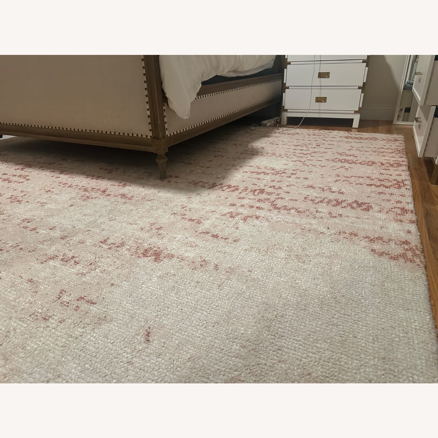 West Elm Distressed Foliage Rug, Mellow Rose 9X12 - image-4