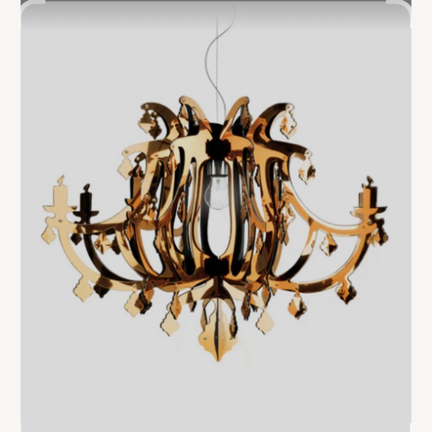 SLAMP Ginetta Designer Hanging Light – Gold - image-0