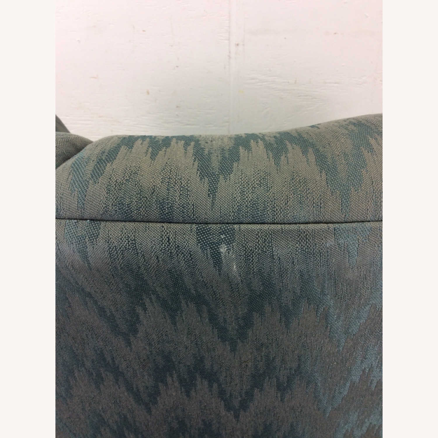 Vintage Teal 1980s Barrel Back Club Chair by Rowe - image-19