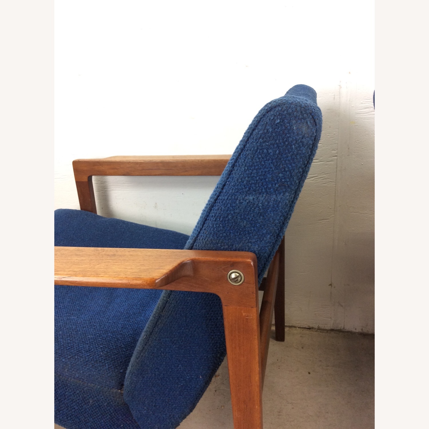 Pair Danish Modern Lounge Chairs with Teak Frame - image-20