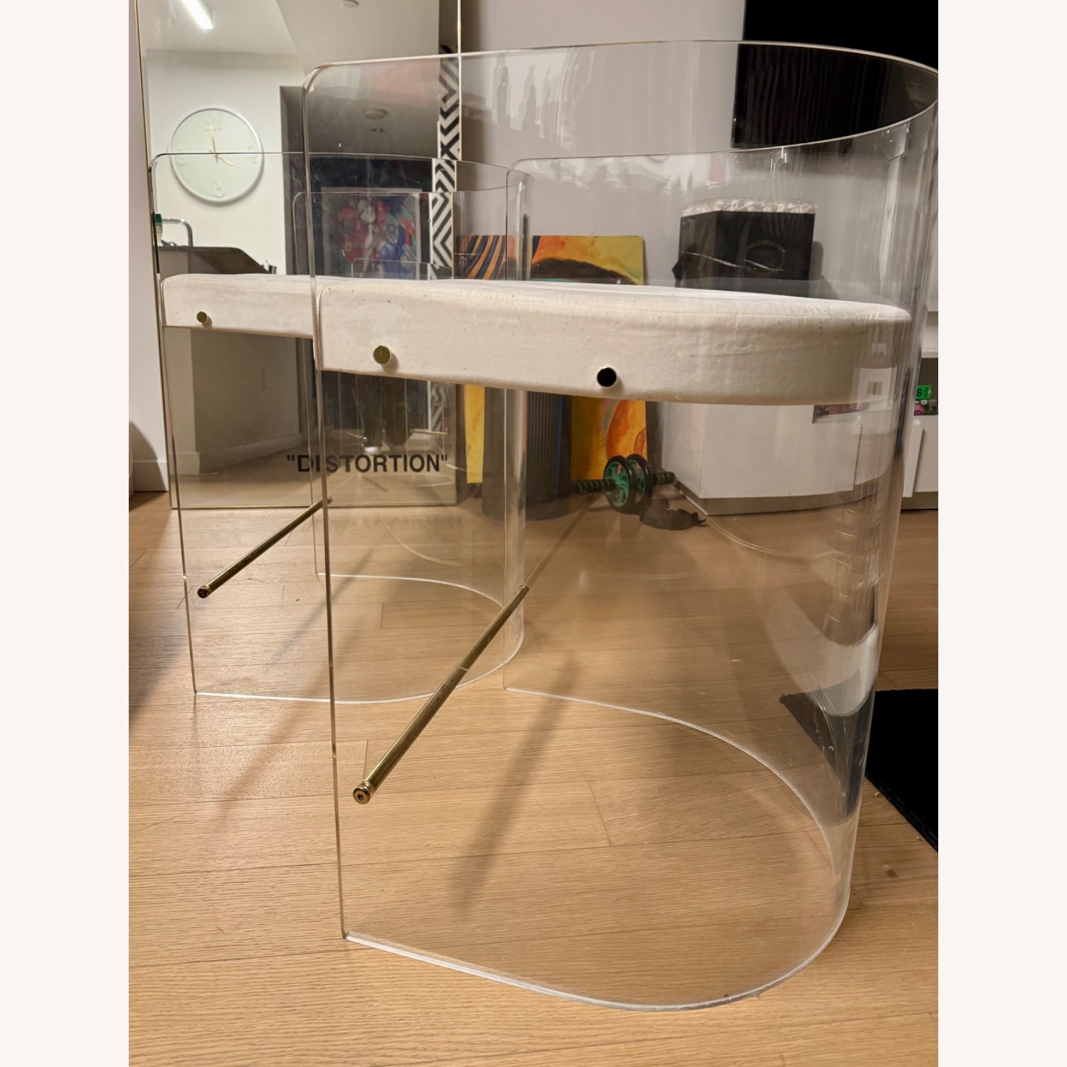  CB2 Antonio Acrylic 24" Counter Stools - image-4