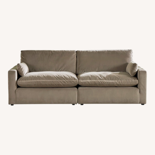 Used Ashley Furniture Light Brown 2 Piece Sectional for sale on AptDeco