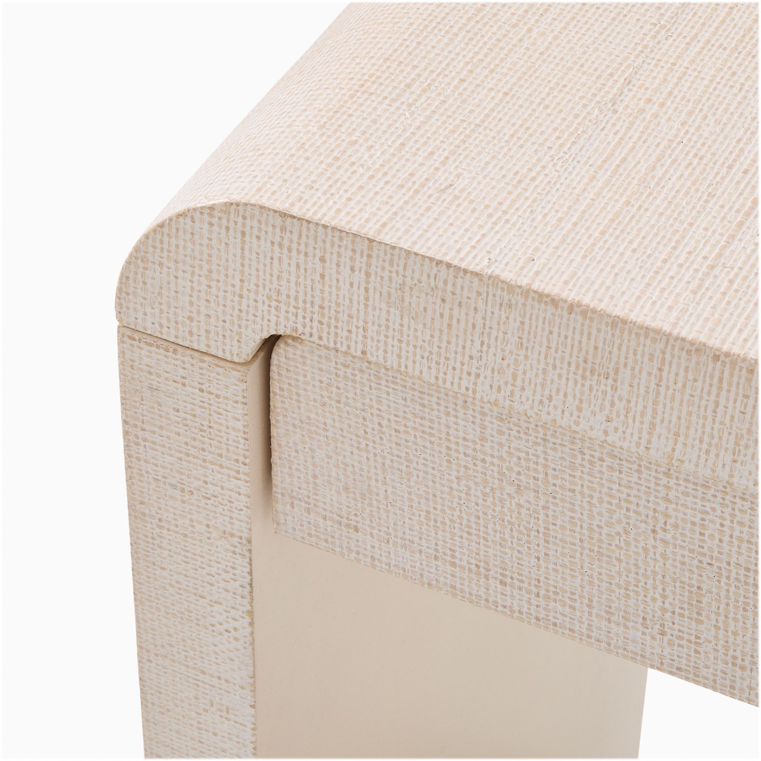 West Elm Solstice Painted Raffia Desk (48") - image-6