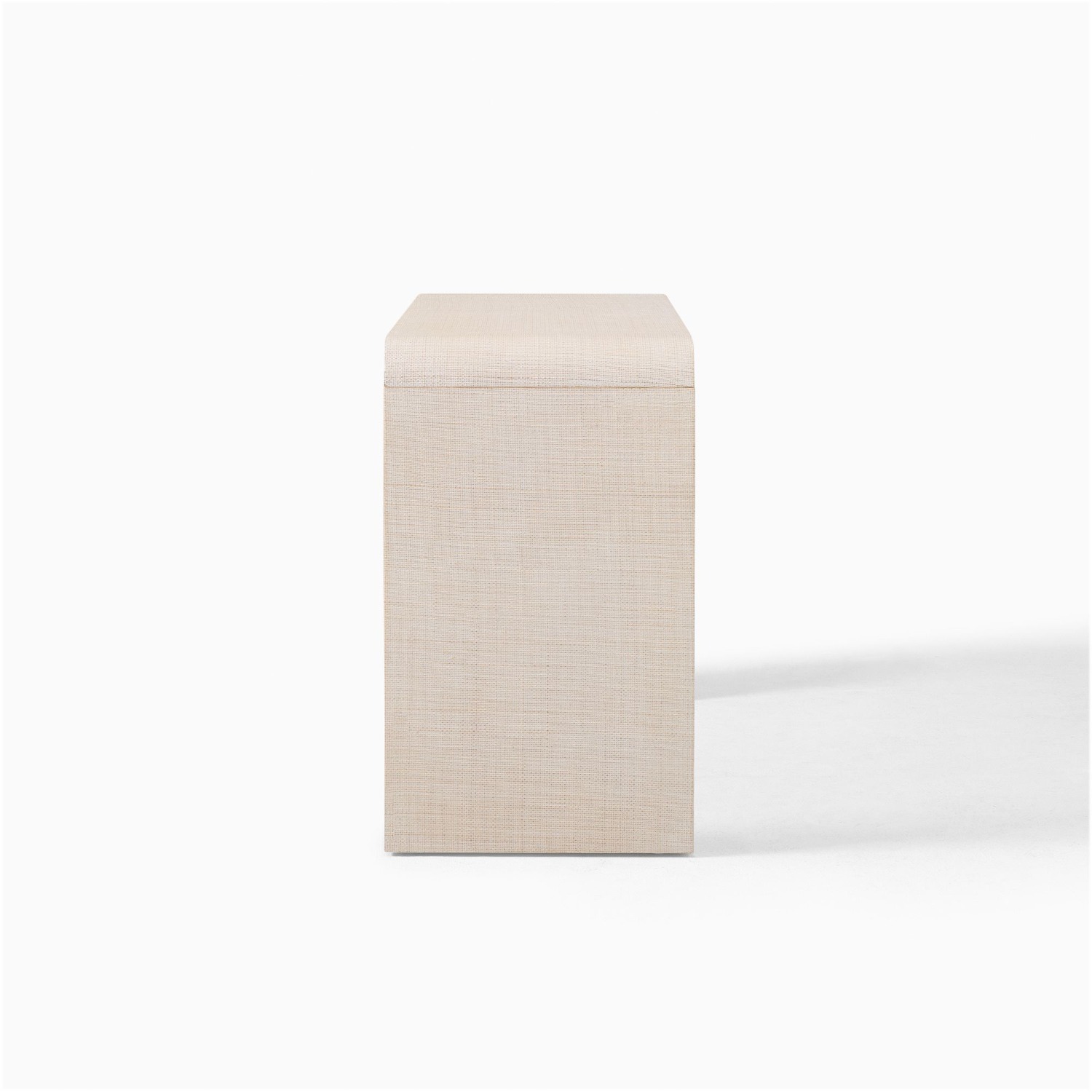 West Elm Solstice Painted Raffia Desk (48") - image-4