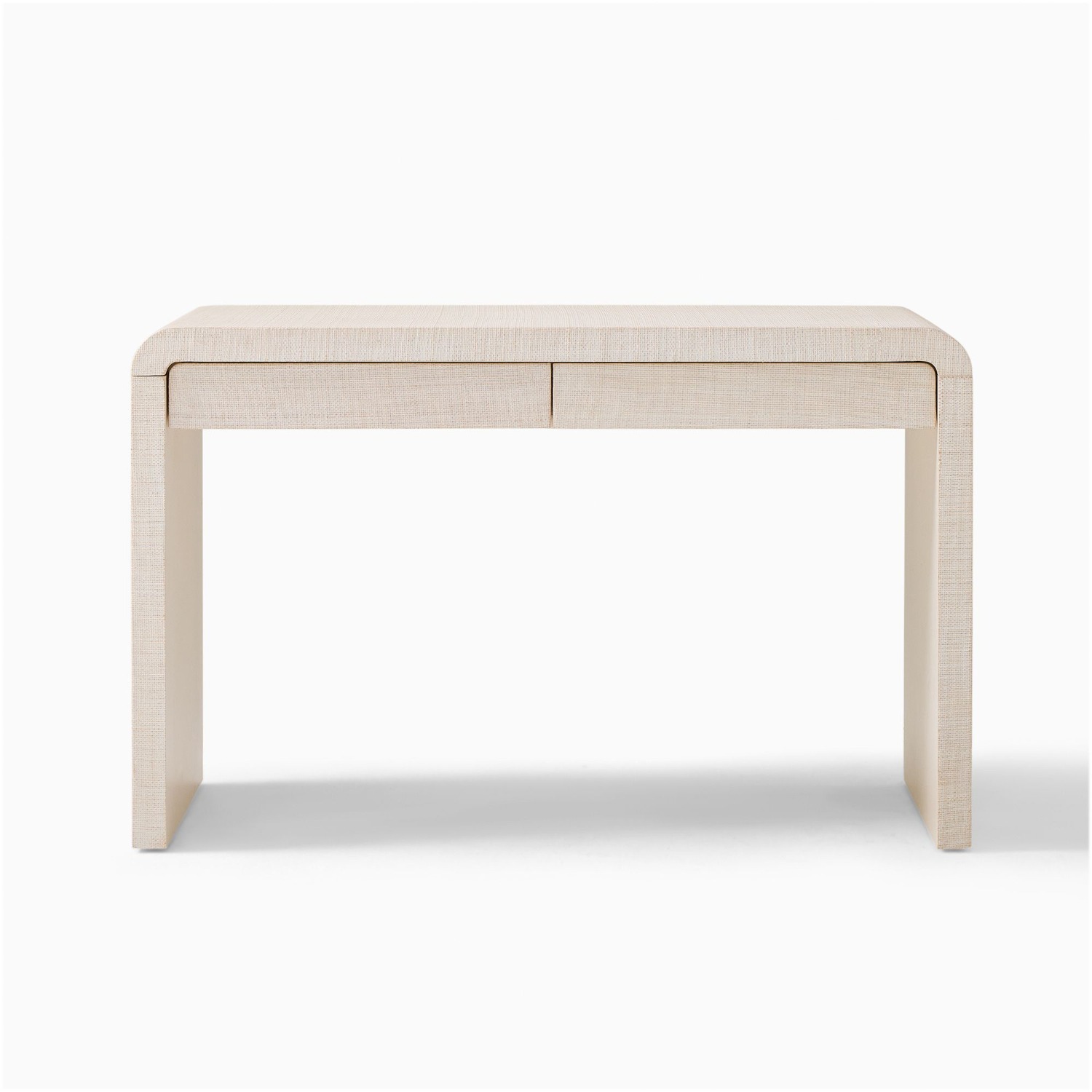 West Elm Solstice Painted Raffia Desk (48") - image-9