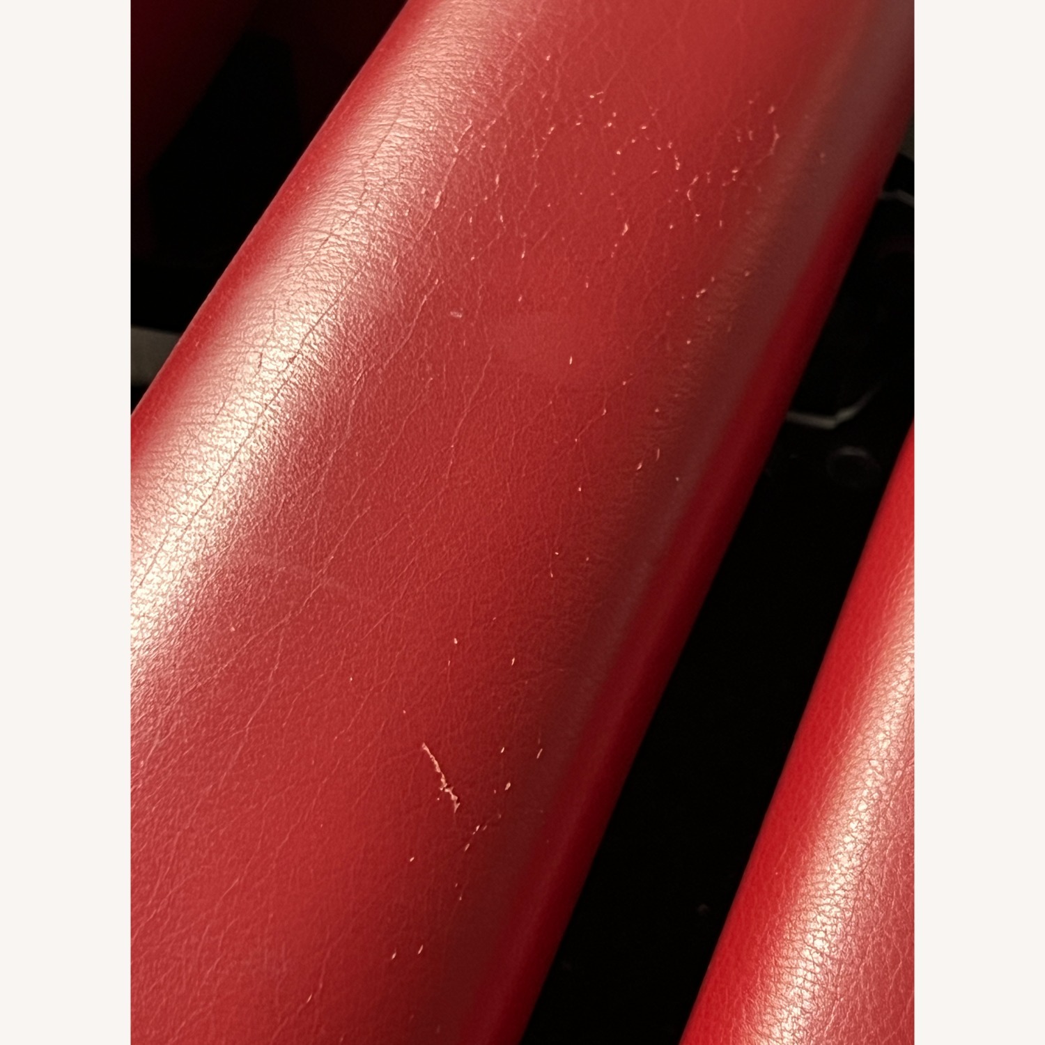 Design Within Reach Flight Recliner, Red Leather - image-3