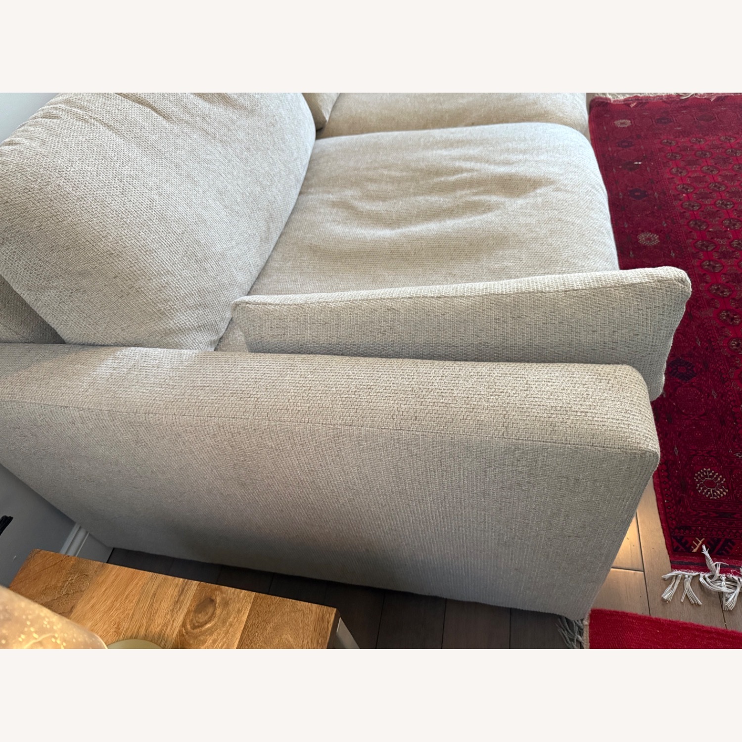 Beige Ashley Furniture Couch - image-3