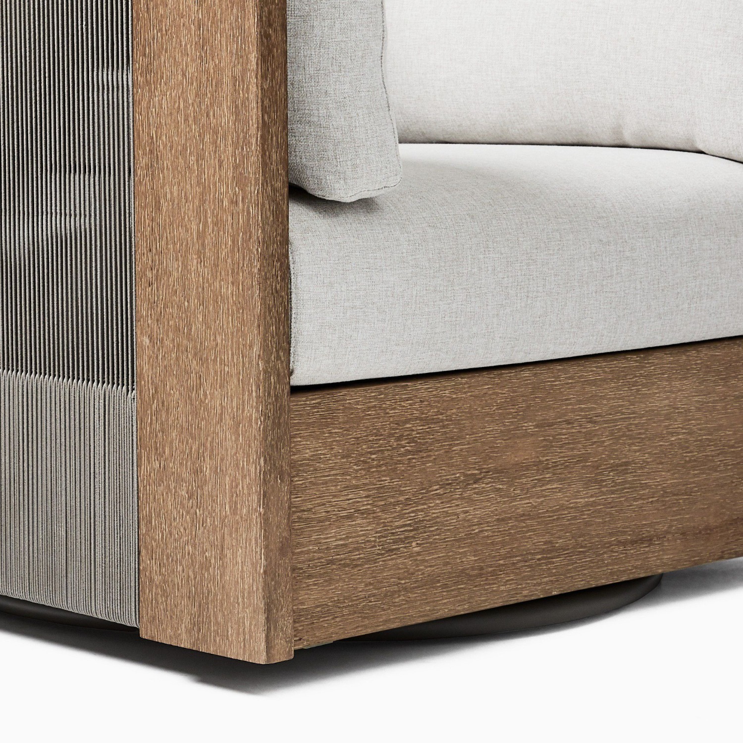 West Elm Porto Outdoor Swivel Chair - image-1