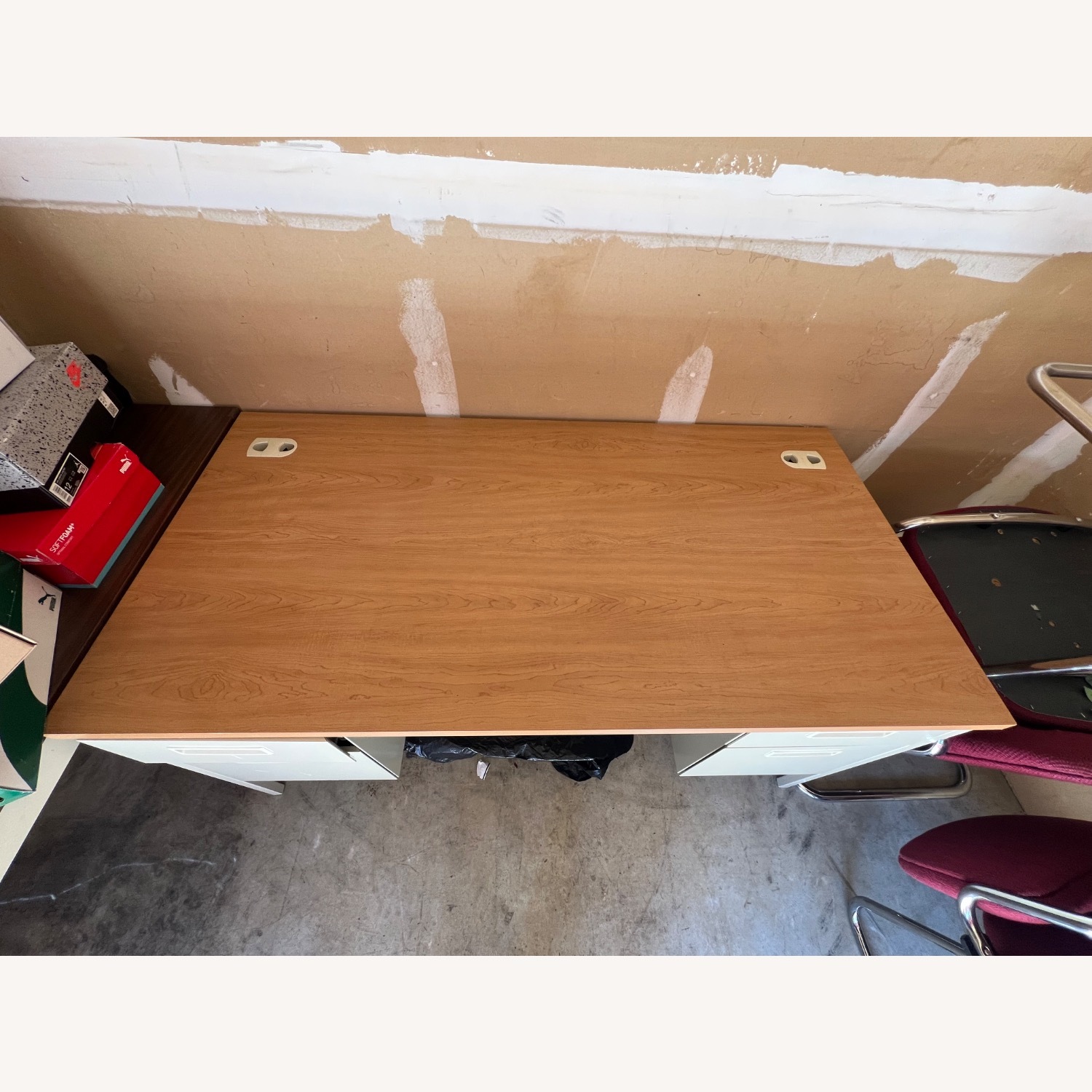 Double Pedestal Office Desk - image-3