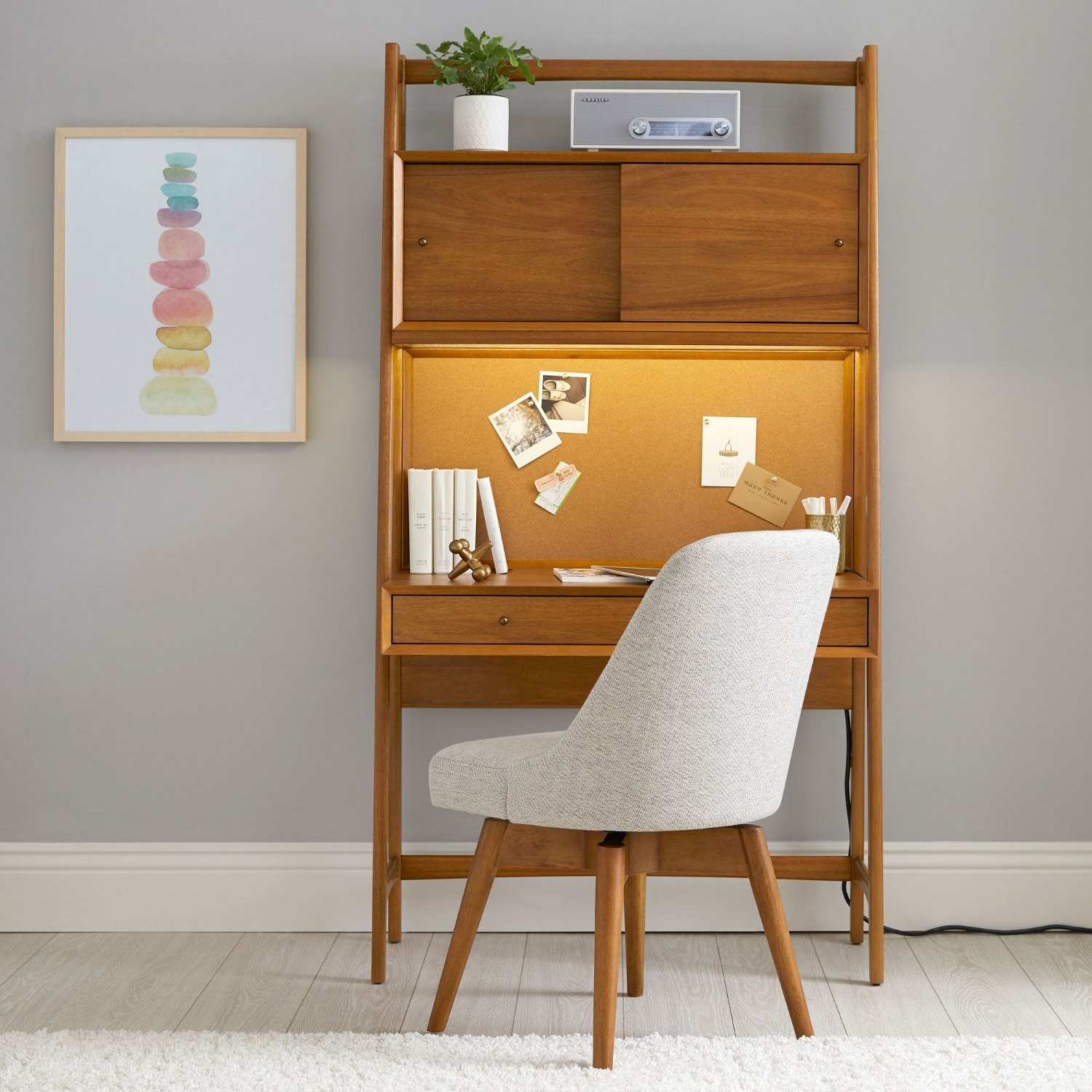 West Elm Mid-Century Smart Wall Desk (38") - image-4