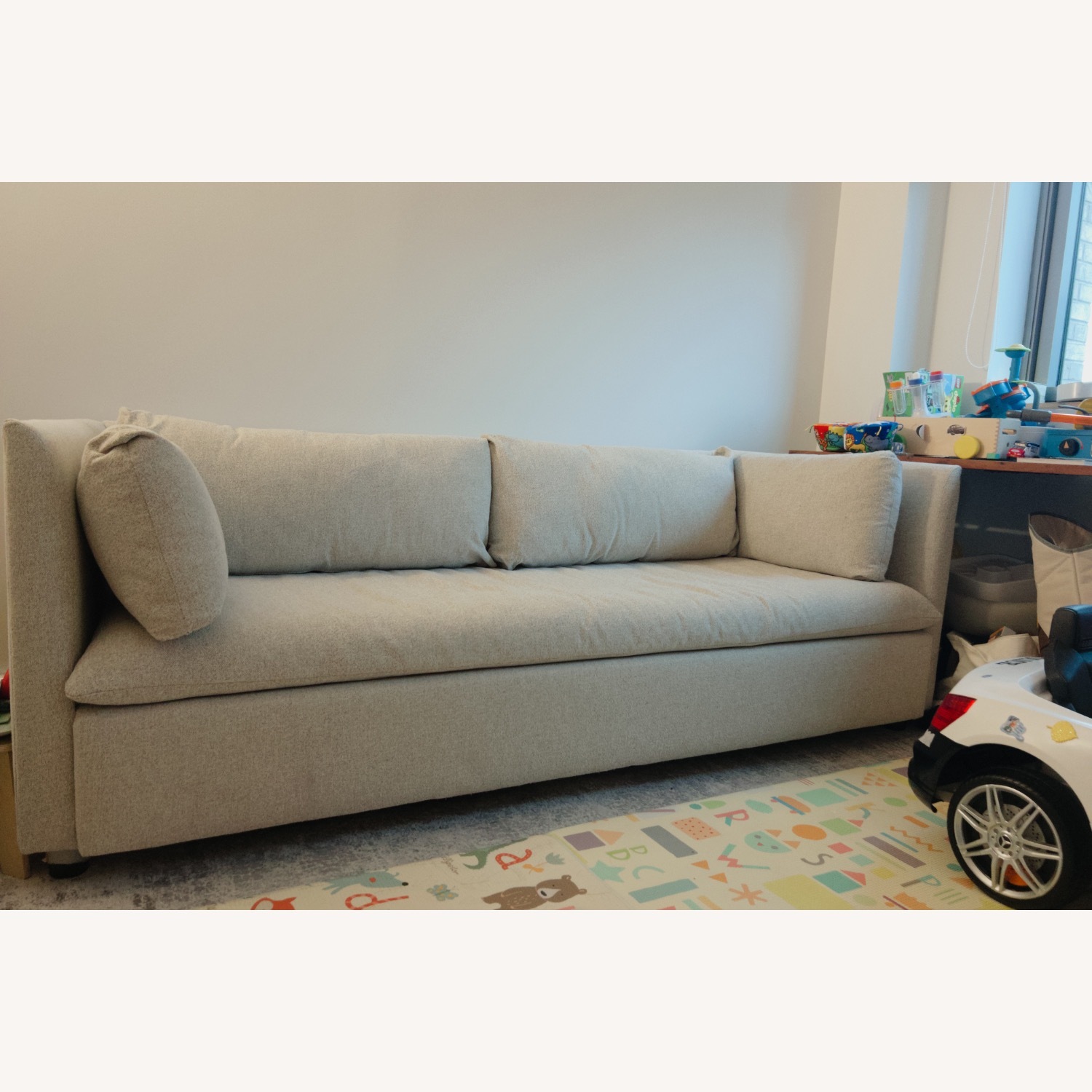 West Elm Shelter Sleeper Sofa - image-9