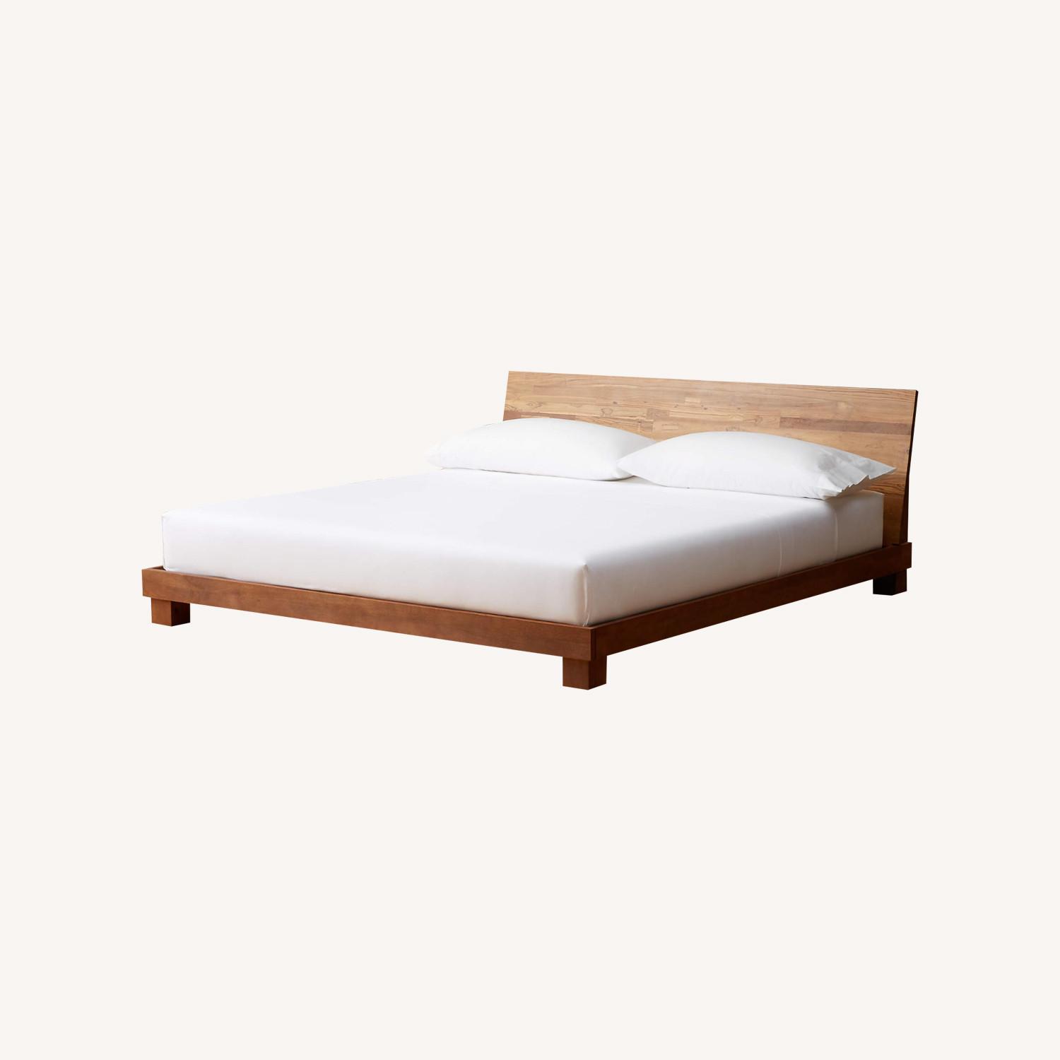 CB2 Donda Teak Full Bed - image-0