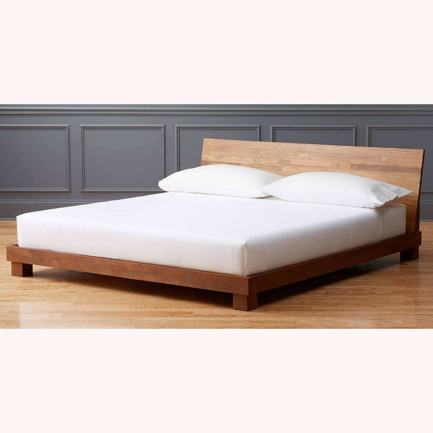 CB2 Donda Teak Full Bed - image-1