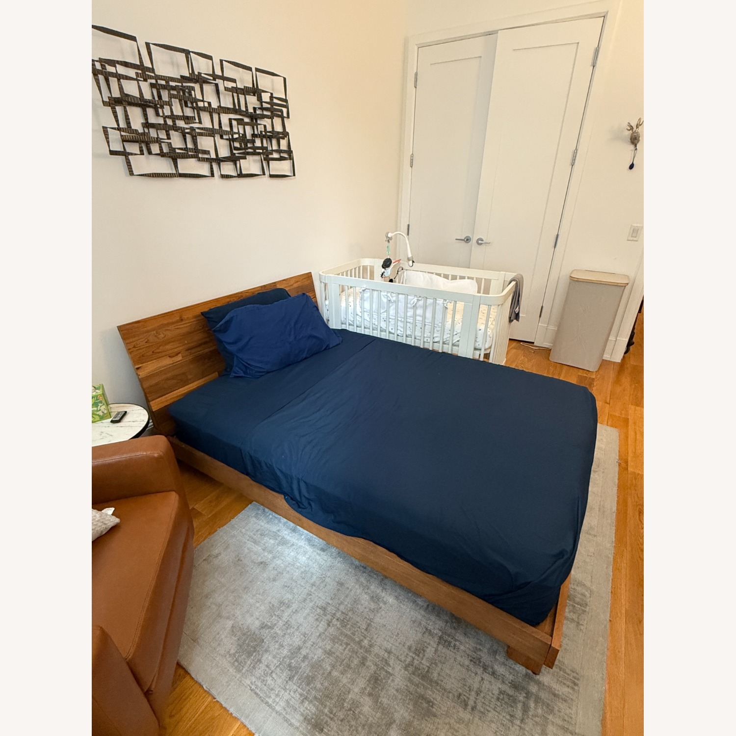 CB2 Donda Teak Full Bed - image-3