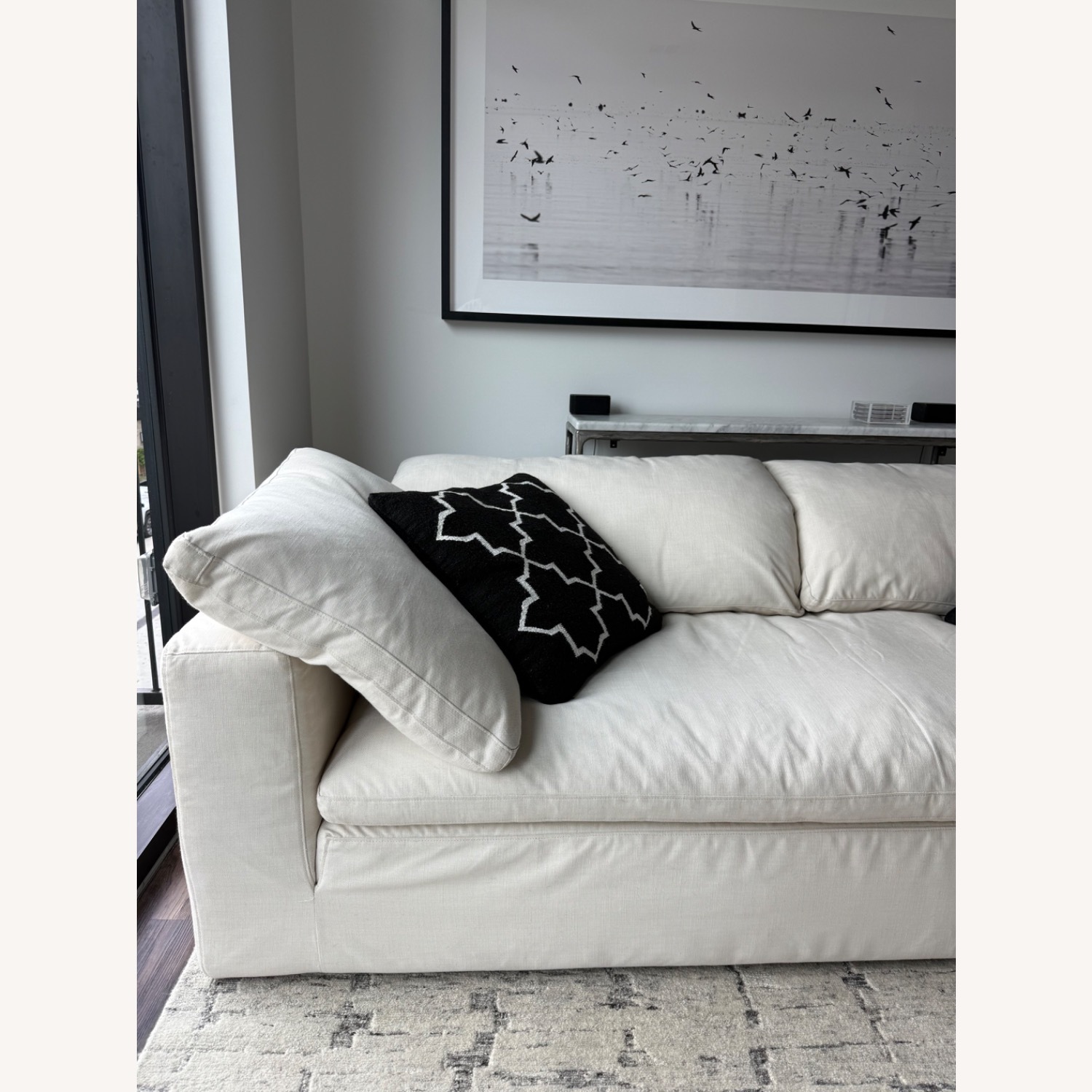 Restoration Hardware Cloud Bench-Seat Sofa 8’ - image-0