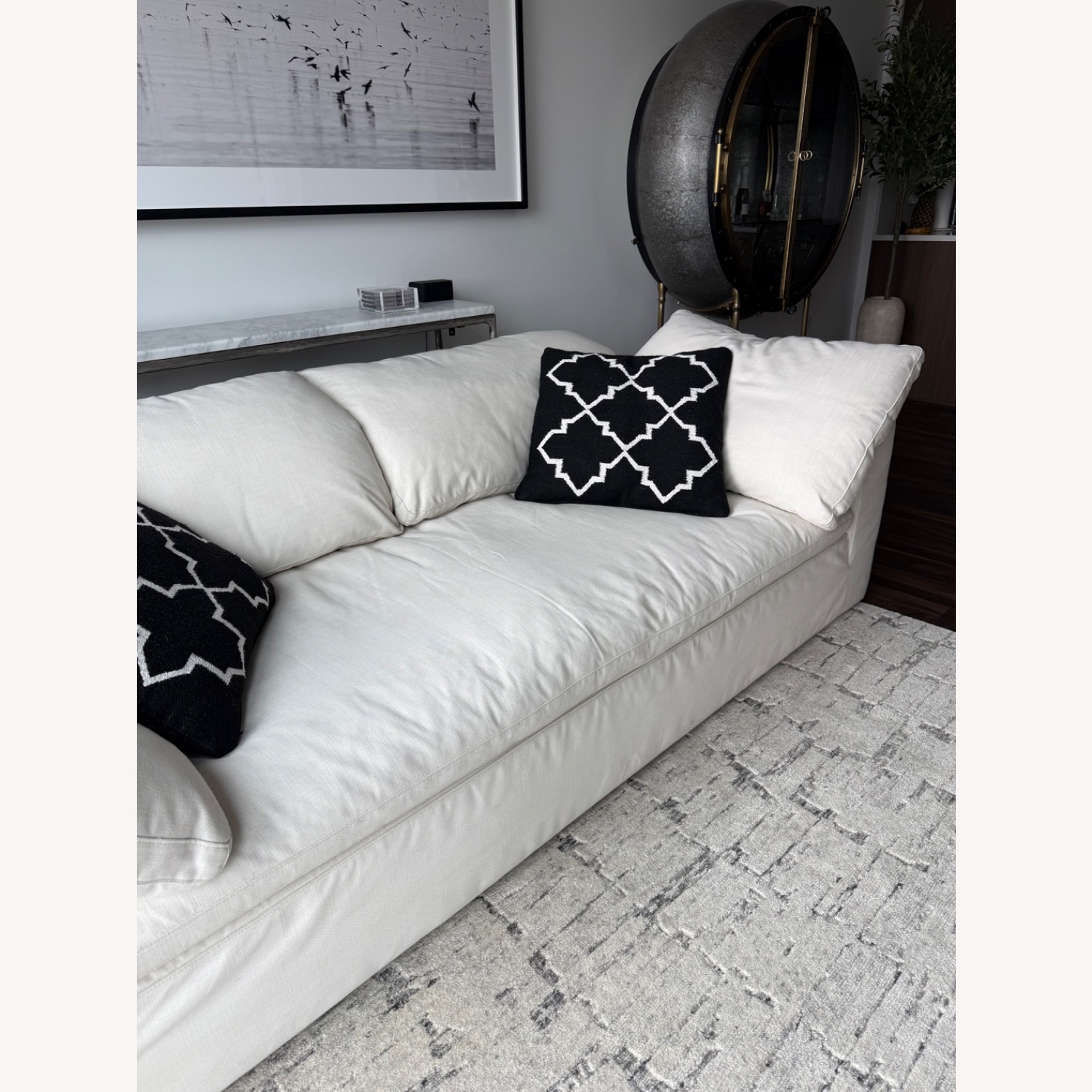 Restoration Hardware Cloud Bench-Seat Sofa 8’ - image-12