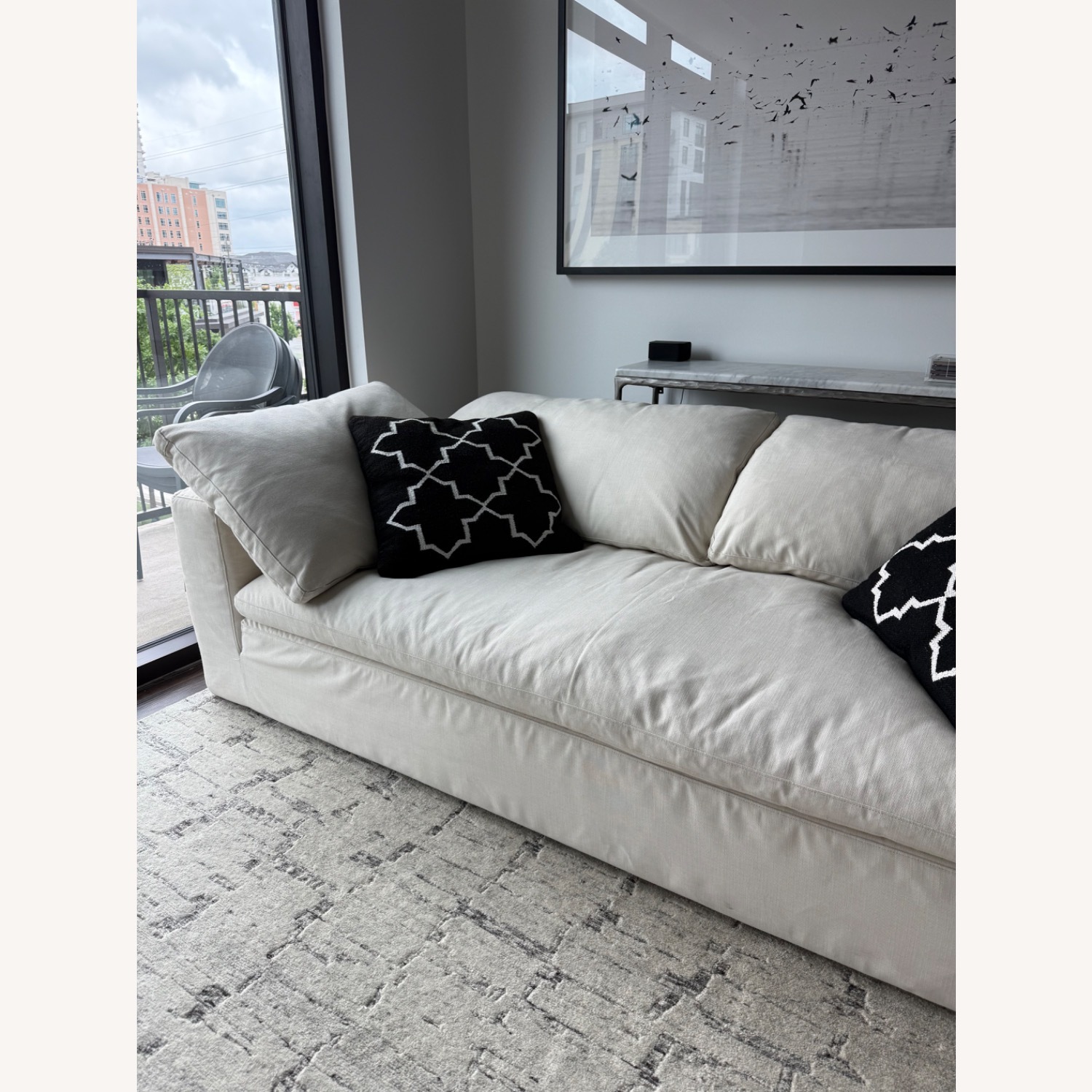 Restoration Hardware Cloud Bench-Seat Sofa 8’ - image-11