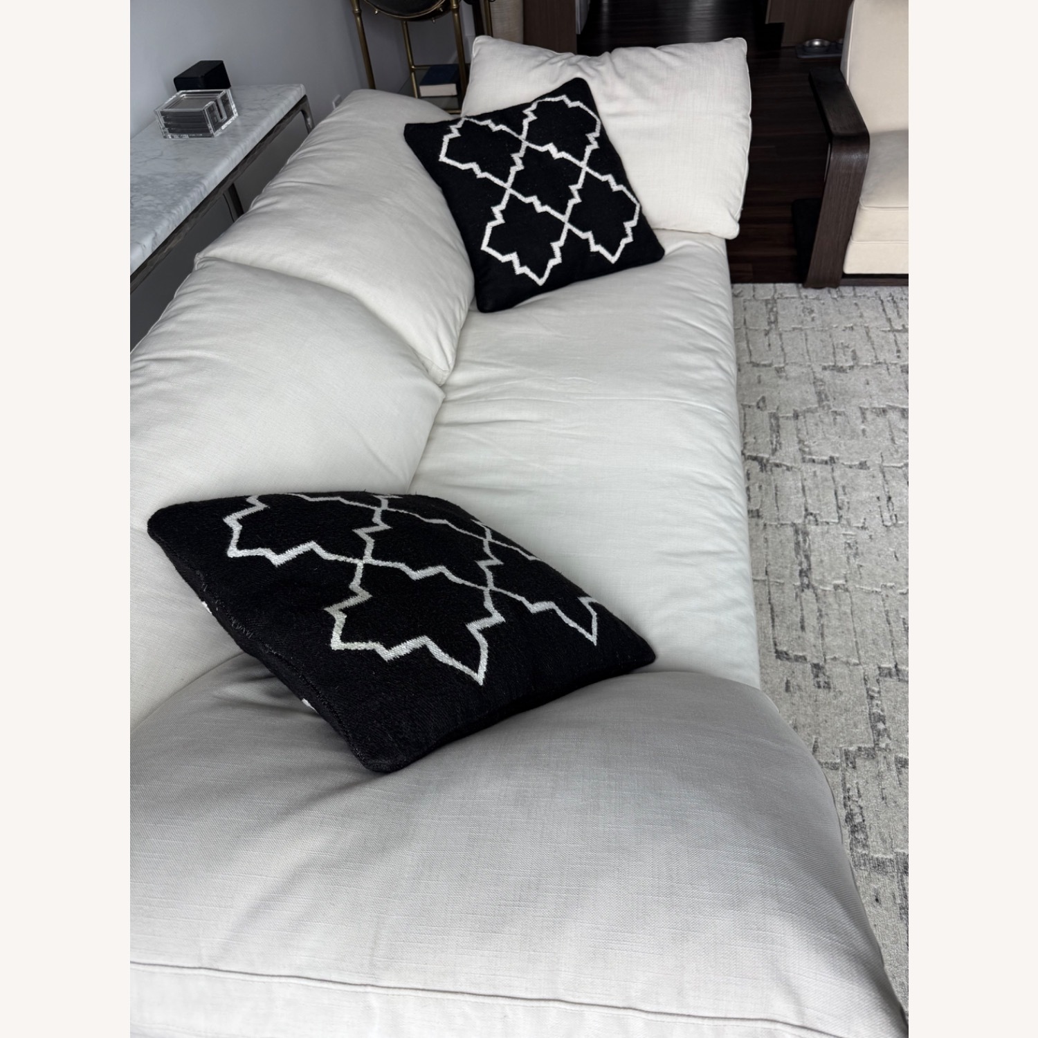 Restoration Hardware Cloud Bench-Seat Sofa 8’ - image-13