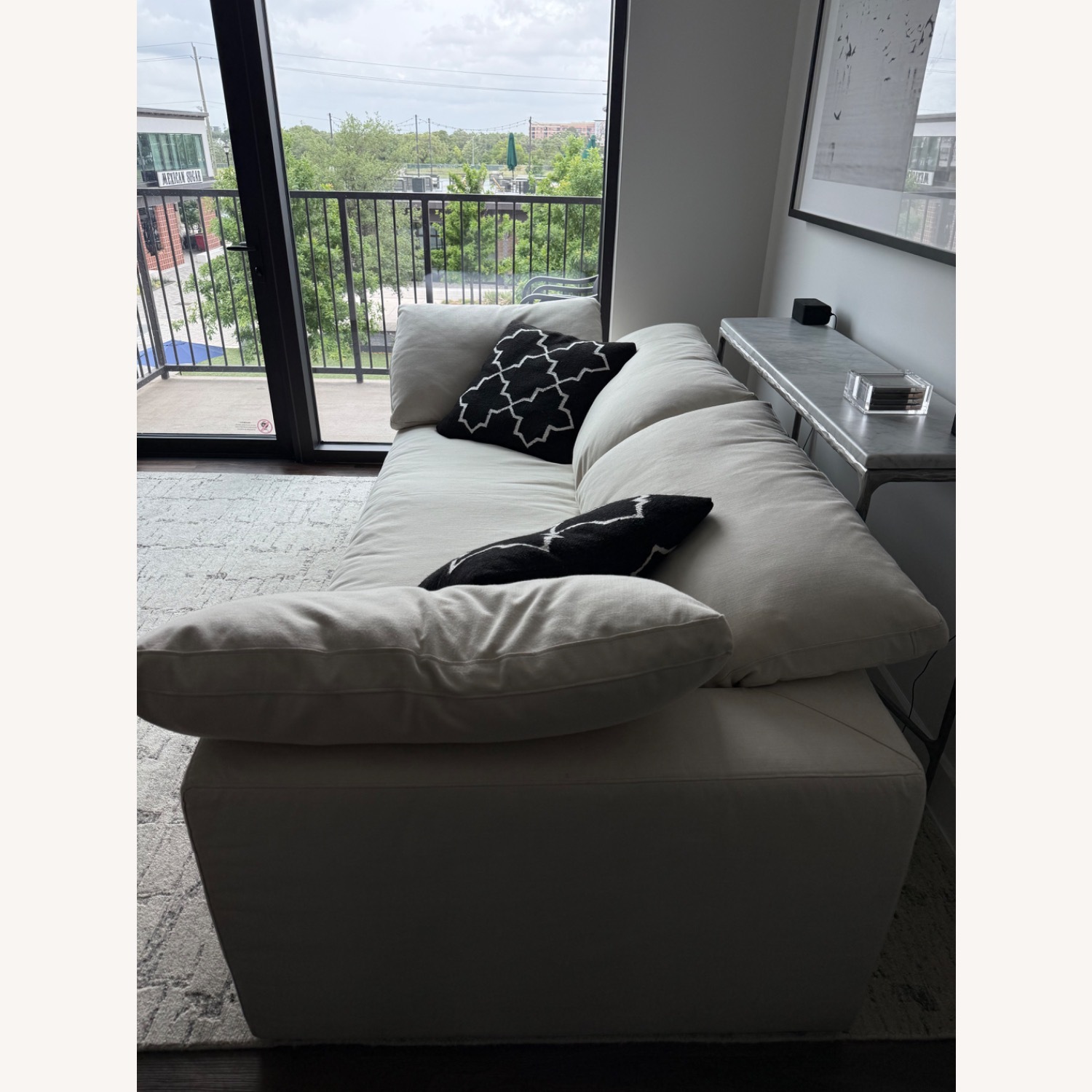 Restoration Hardware Cloud Bench-Seat Sofa 8’ - image-15