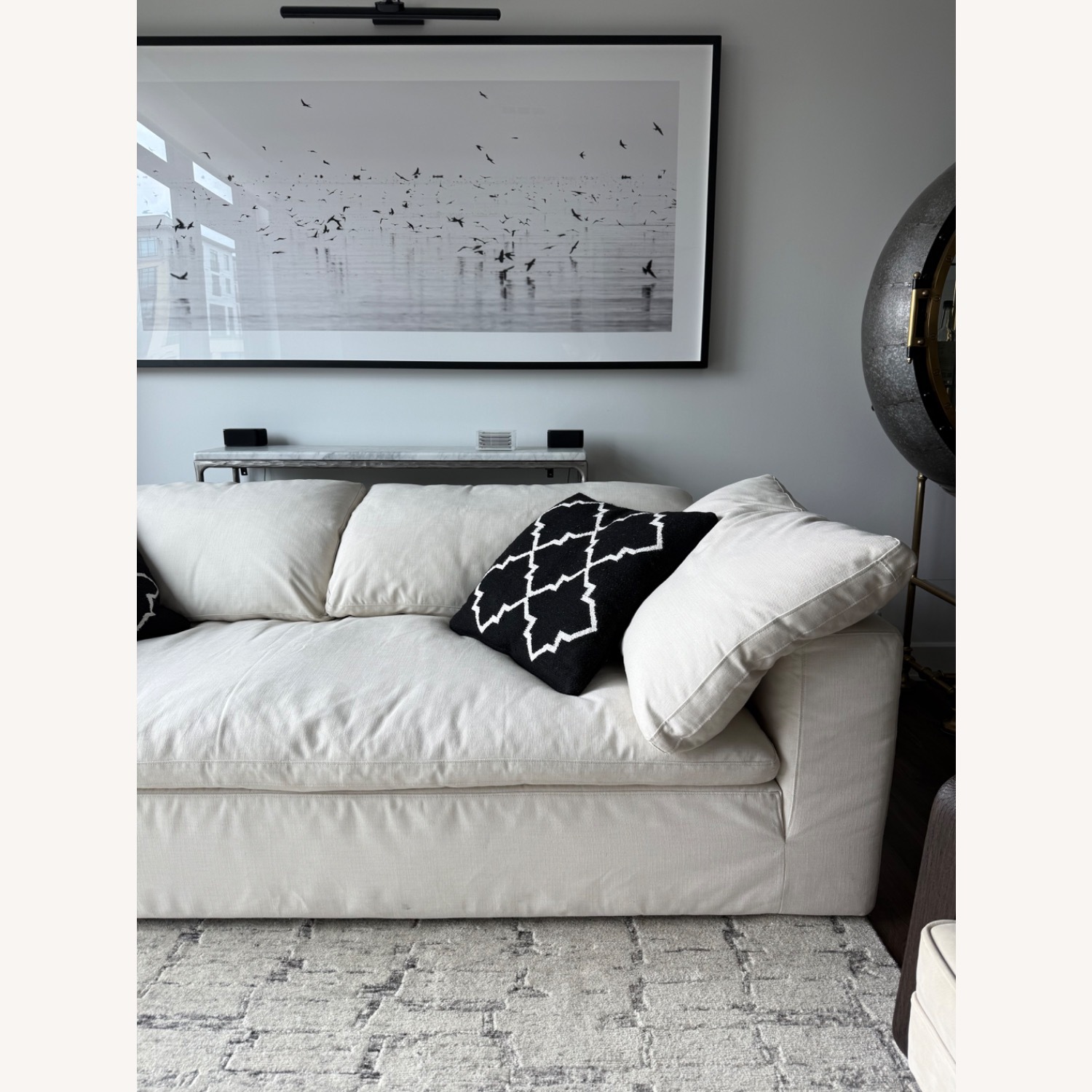 Restoration Hardware Cloud Bench-Seat Sofa 8’ - image-10