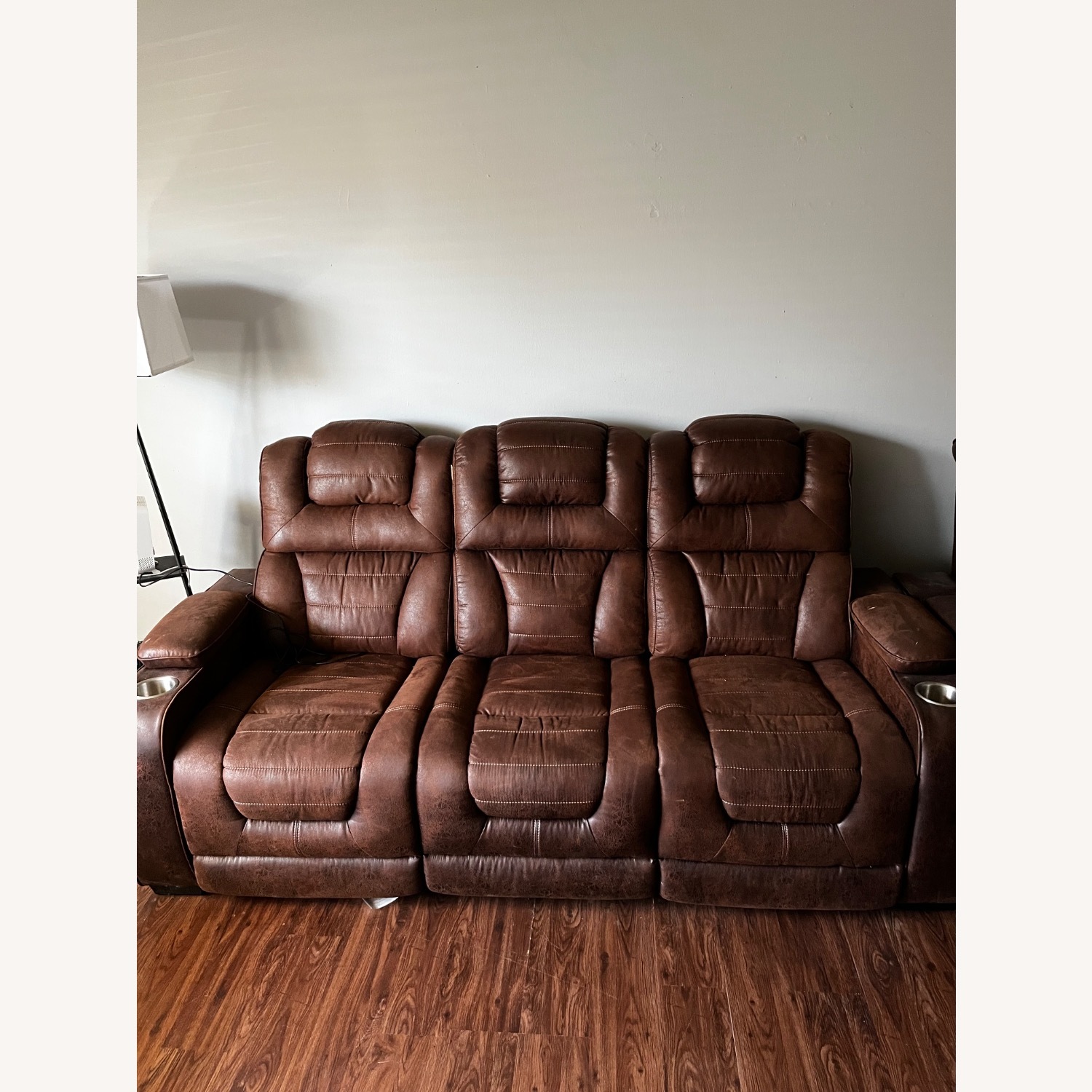 Bluetooth Reclining Sofa - image-1