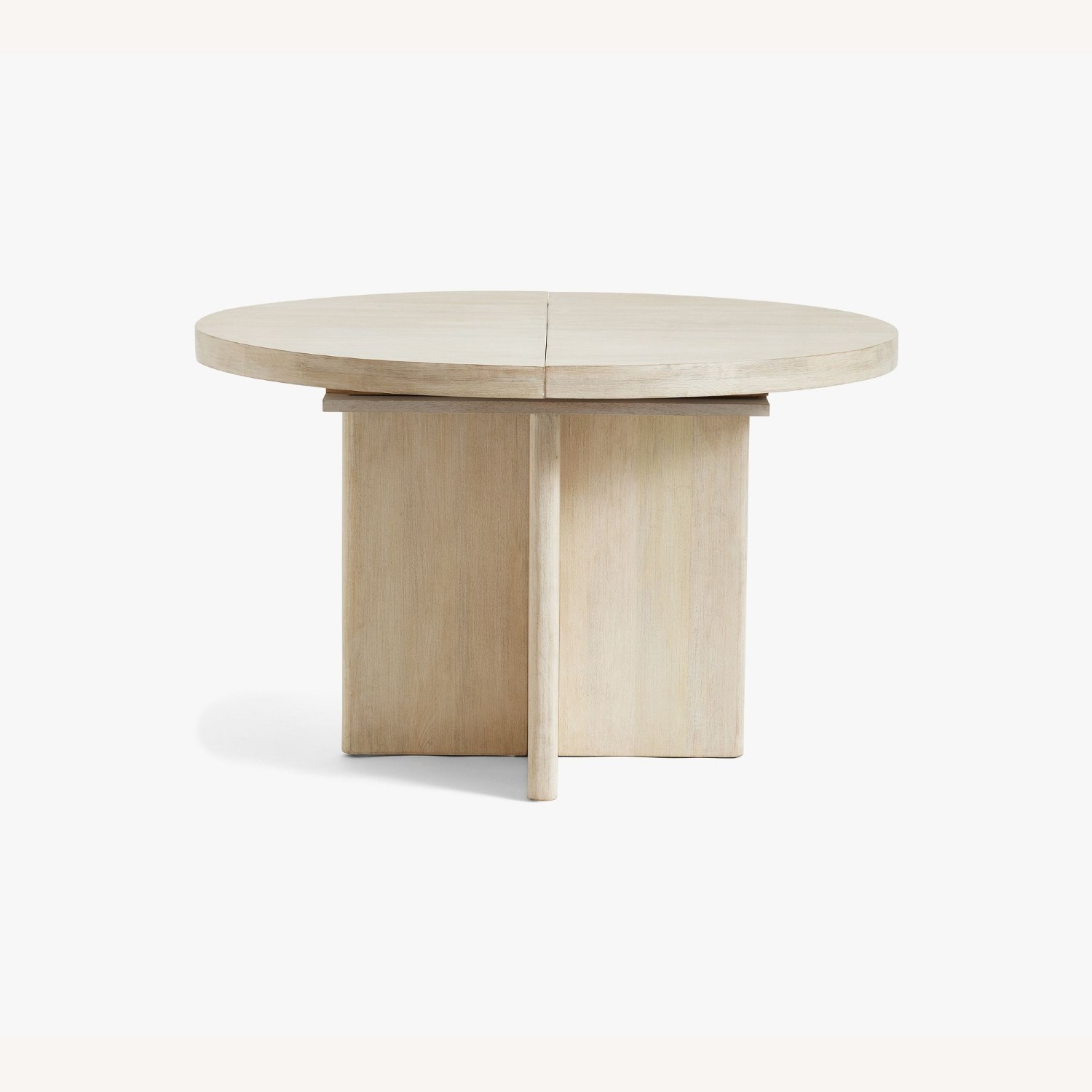 Pottery Barn Cayman Round Pedestal Extending Table - image-3