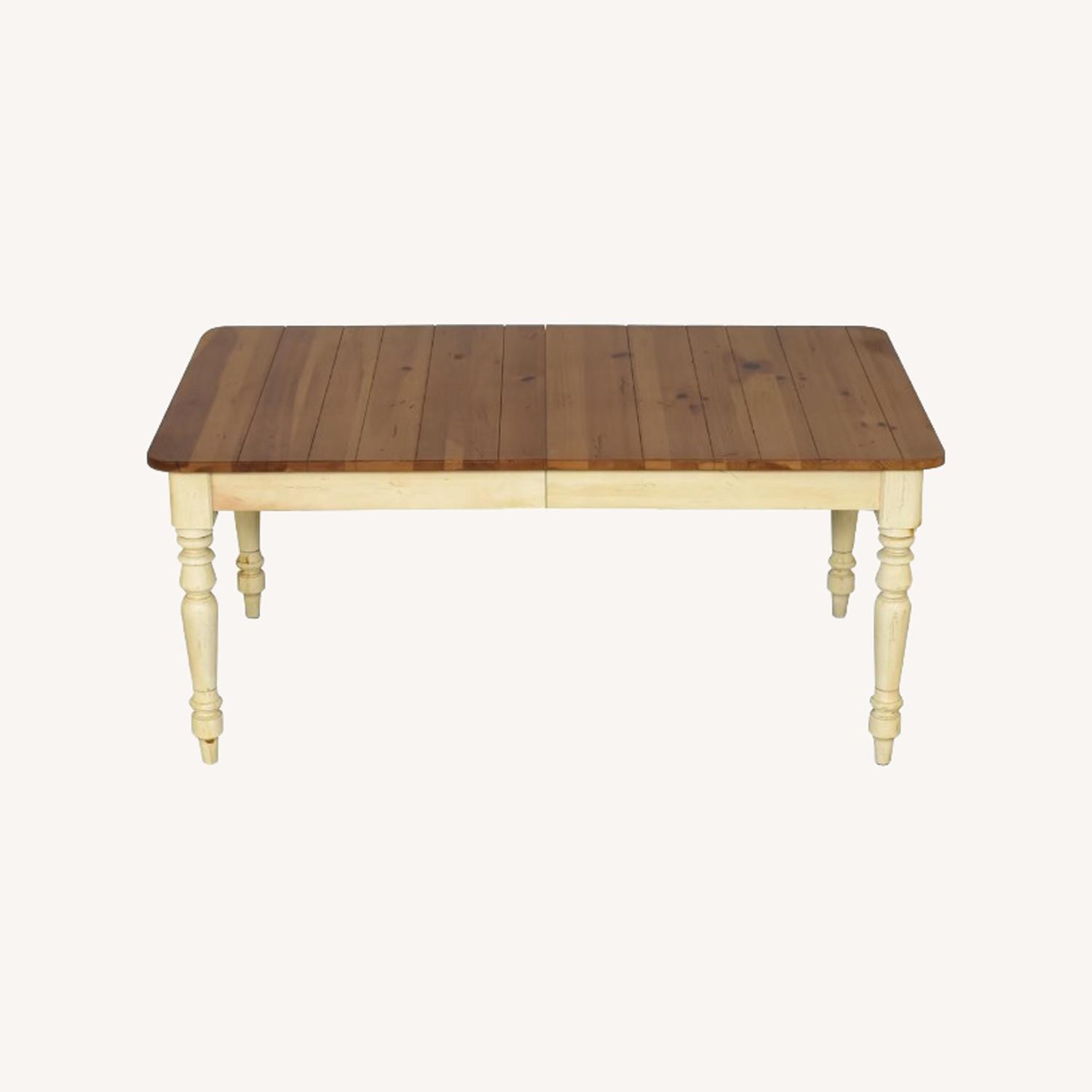 Ethan Allen Farmhouse Extendable Table - image-0