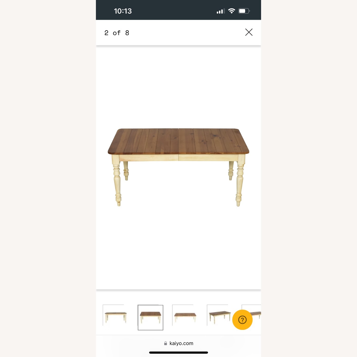 Ethan Allen Farmhouse Extendable Table - image-2