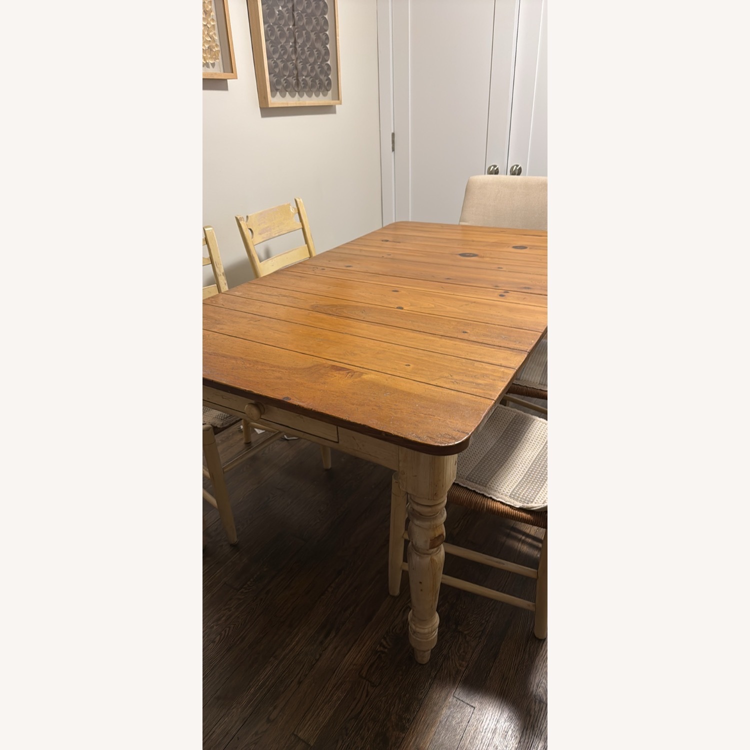 Ethan Allen Farmhouse Extendable Table - image-3
