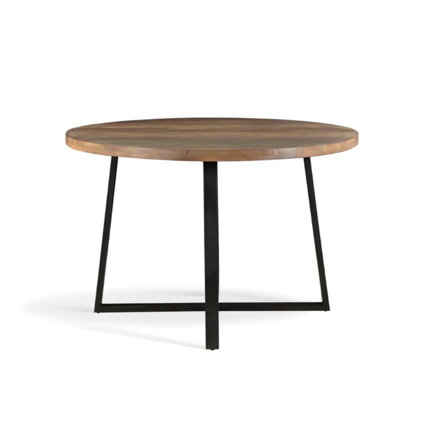 Round Reclaimed Wood Dining Table - 48" - image-1