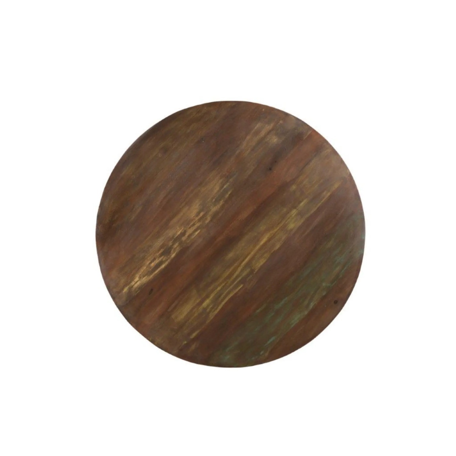 Round Reclaimed Wood Dining Table - 48" - image-4