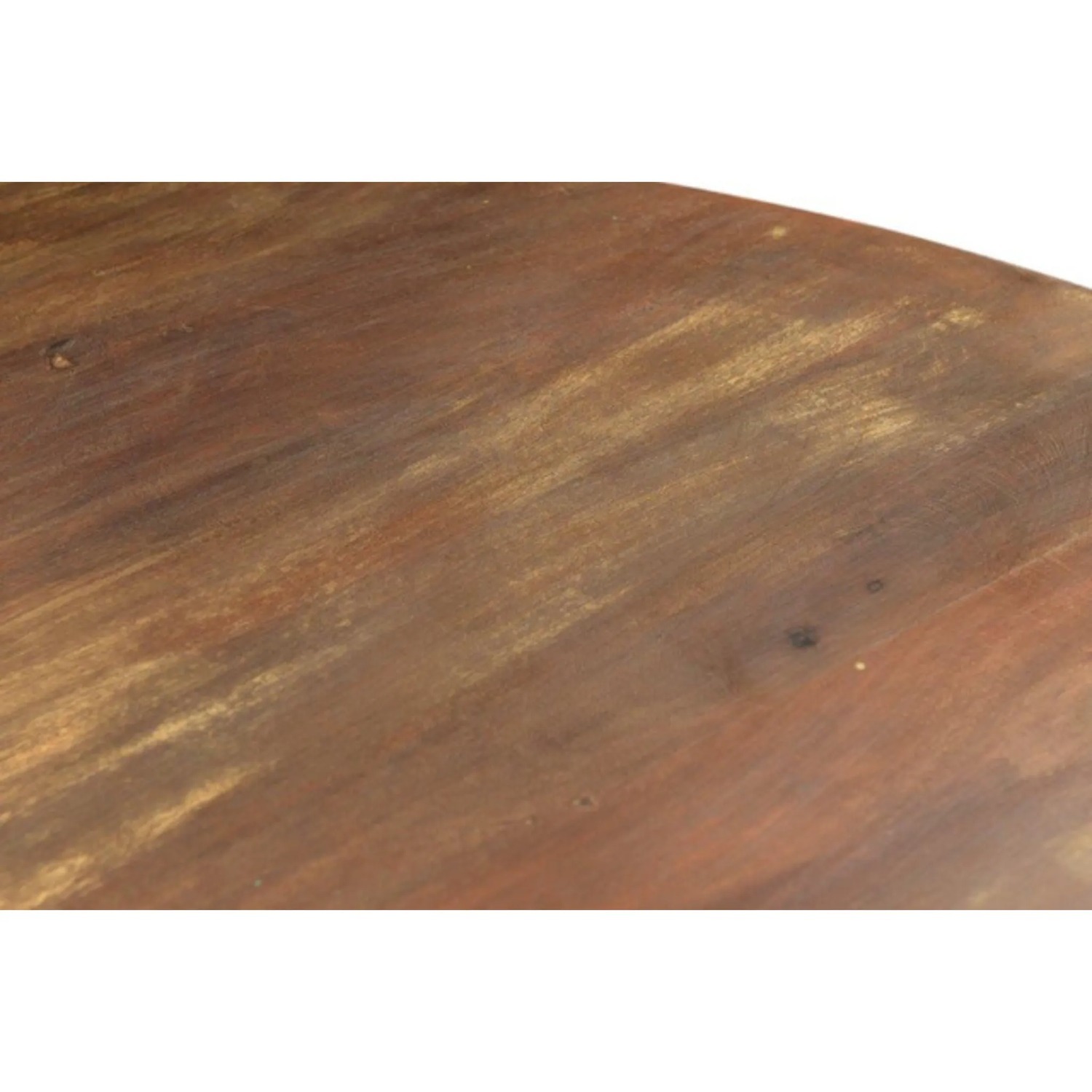 Round Reclaimed Wood Dining Table - 48" - image-5
