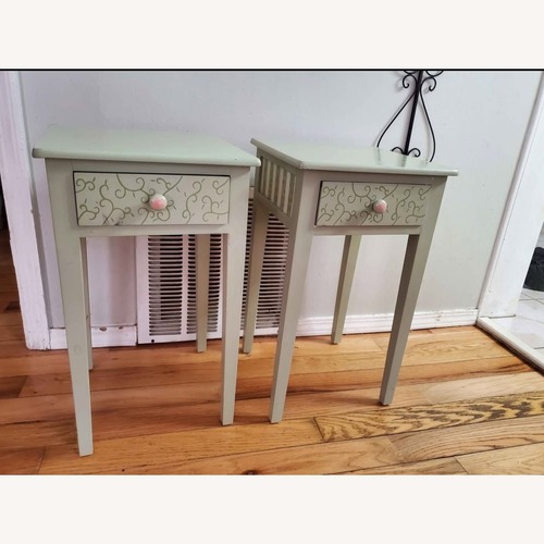 Used Twin Green Side Tables for sale on AptDeco