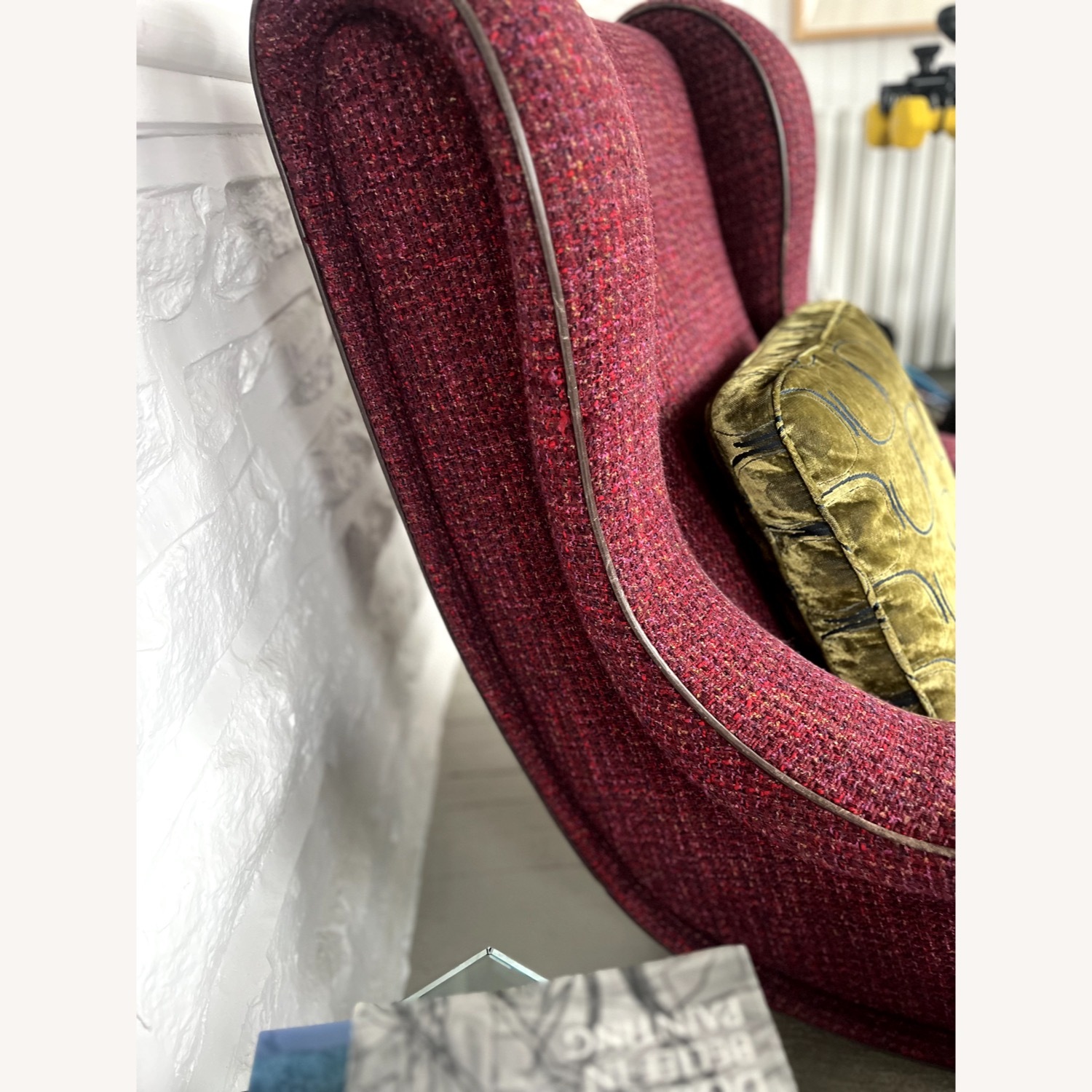 Rare Marco Zanuso Senior Armchair and Ottoman Set - image-2