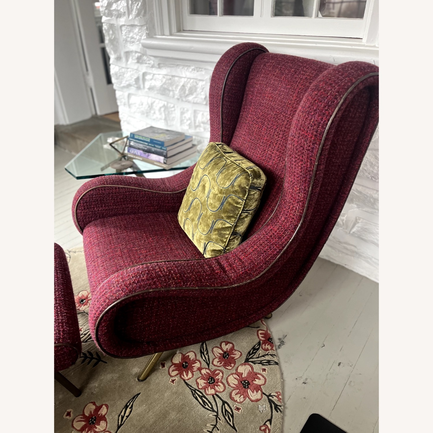 Rare Marco Zanuso Senior Armchair and Ottoman Set - image-4