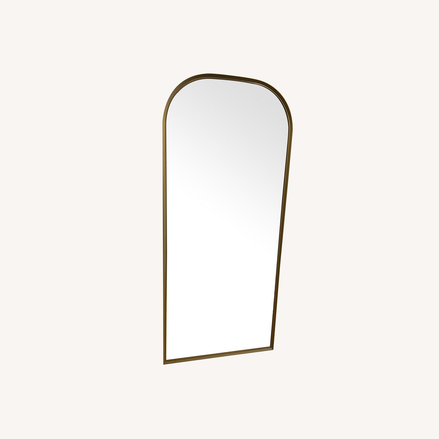 IKEA Ramebo Floor Length Gold Mirror - AptDeco