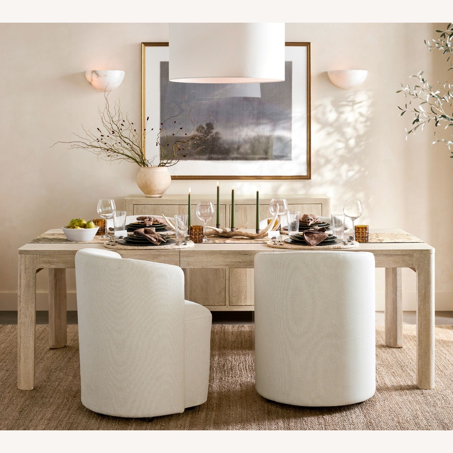 Pottery Barn Preston Upholstered Dining Chair - image-2