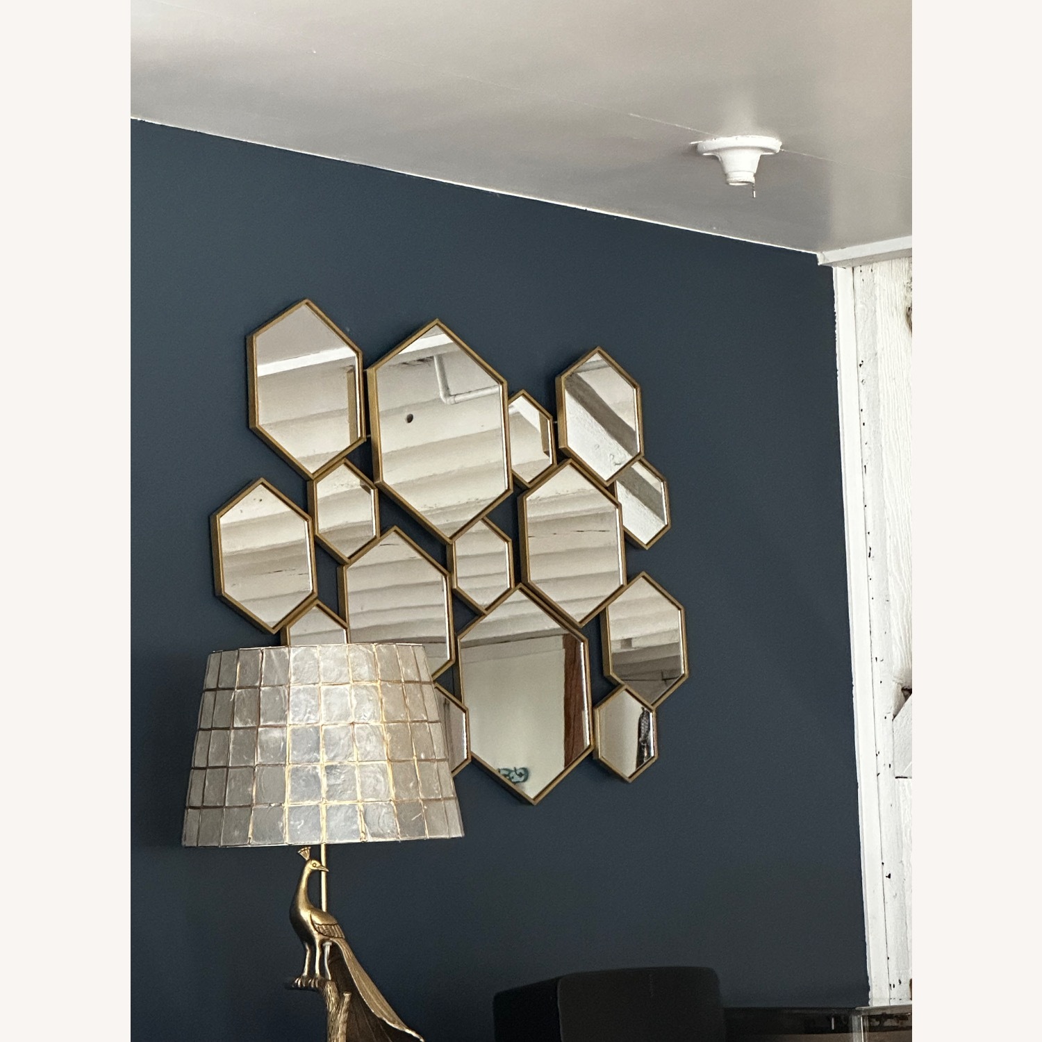 World Market Multiple Hexagon Mirror - image-3