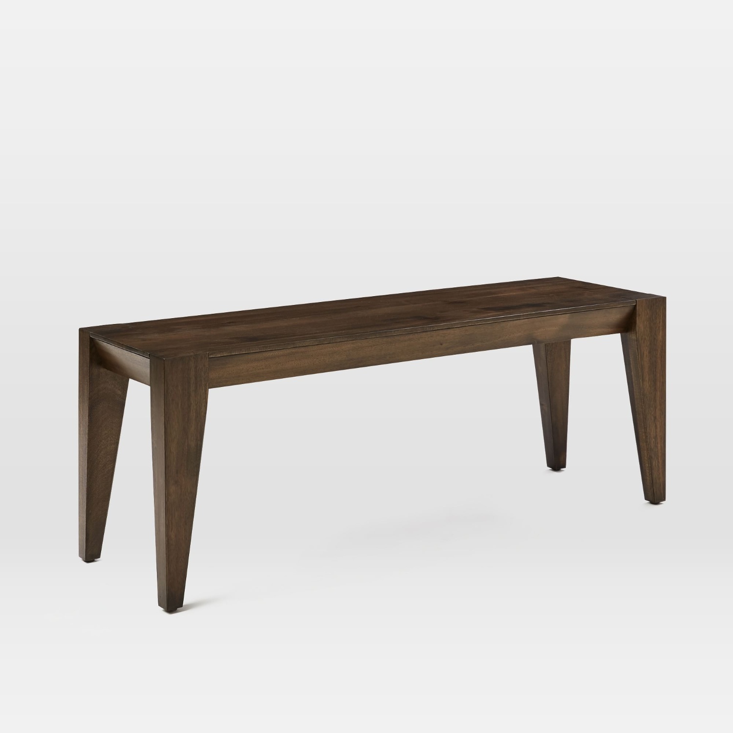 West Elm Anderson Solid Wood Dining Bench (50"), Wood Carob - image-3