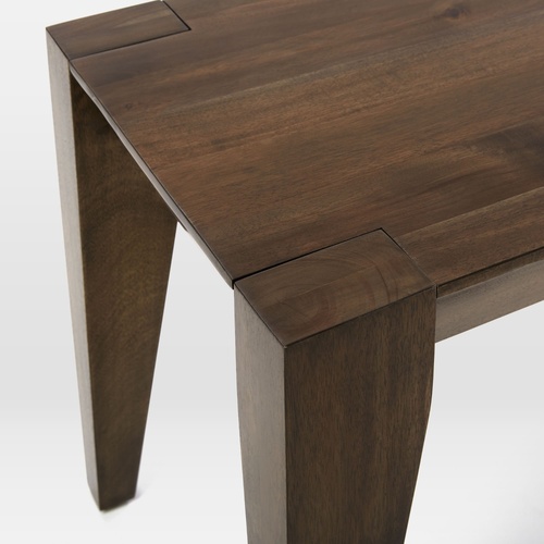 Used West Elm Anderson Solid Wood Dining Bench (50"), Wood Carob for sale on AptDeco