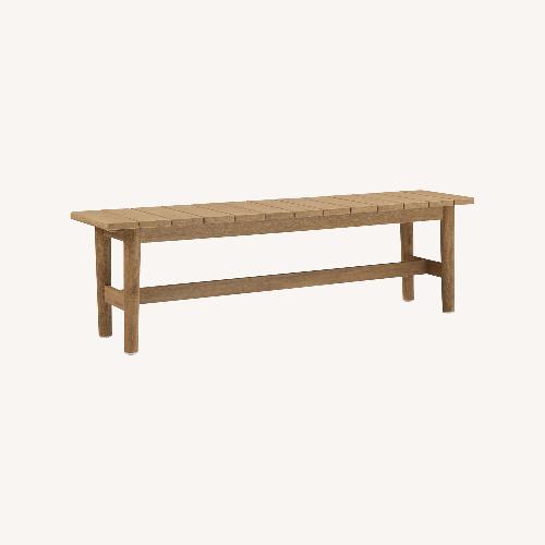 Used West Elm Hargrove Outdoor Dining Bench for sale on AptDeco