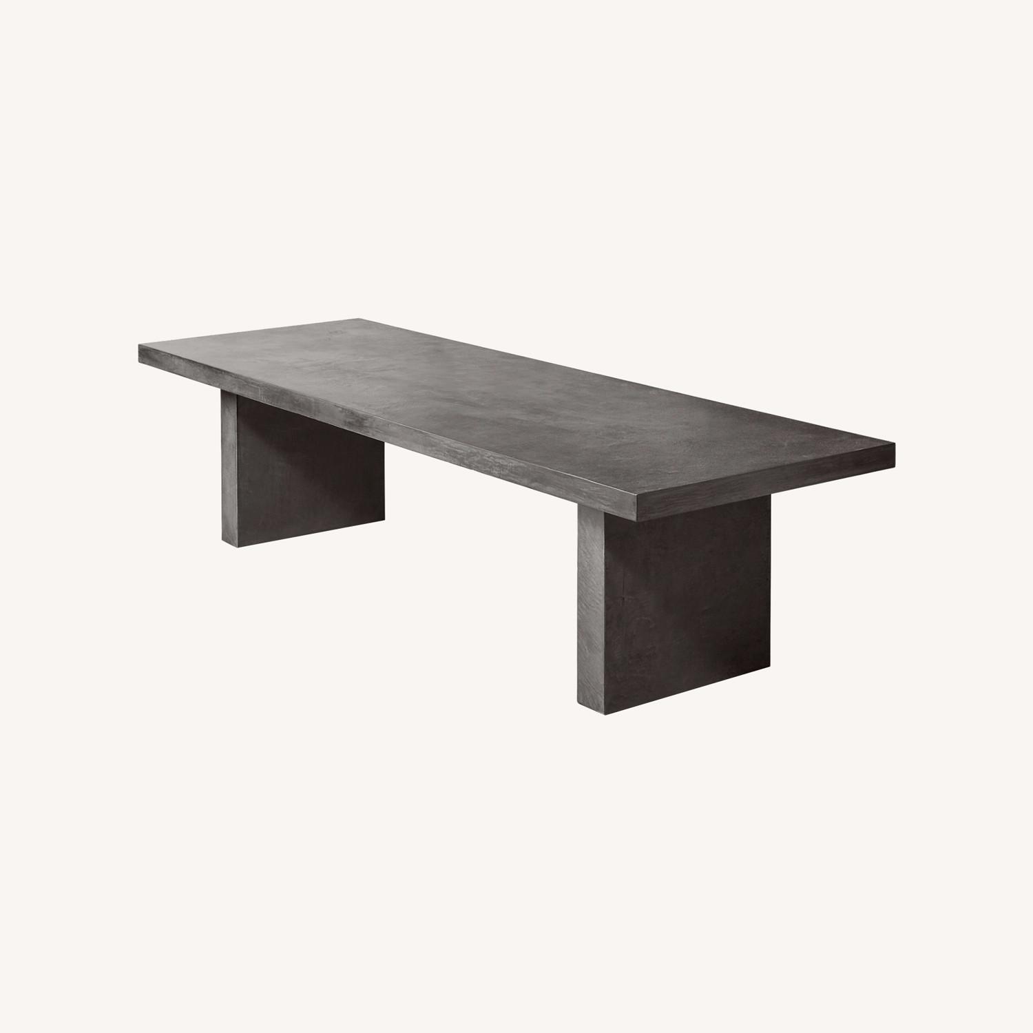 Cabrera Waxed Concrete Rectangular Dining Table - image-0