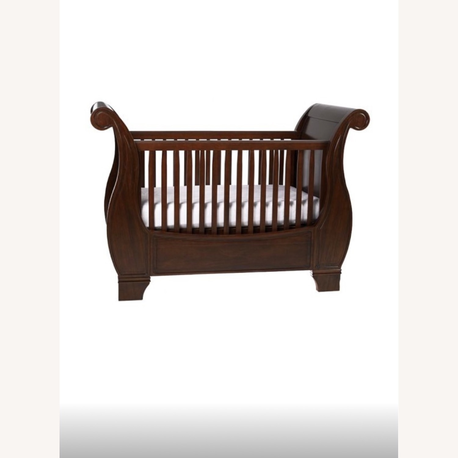 Pottery Barn The Larkin Fixed Gate Sleigh Crib - image-2