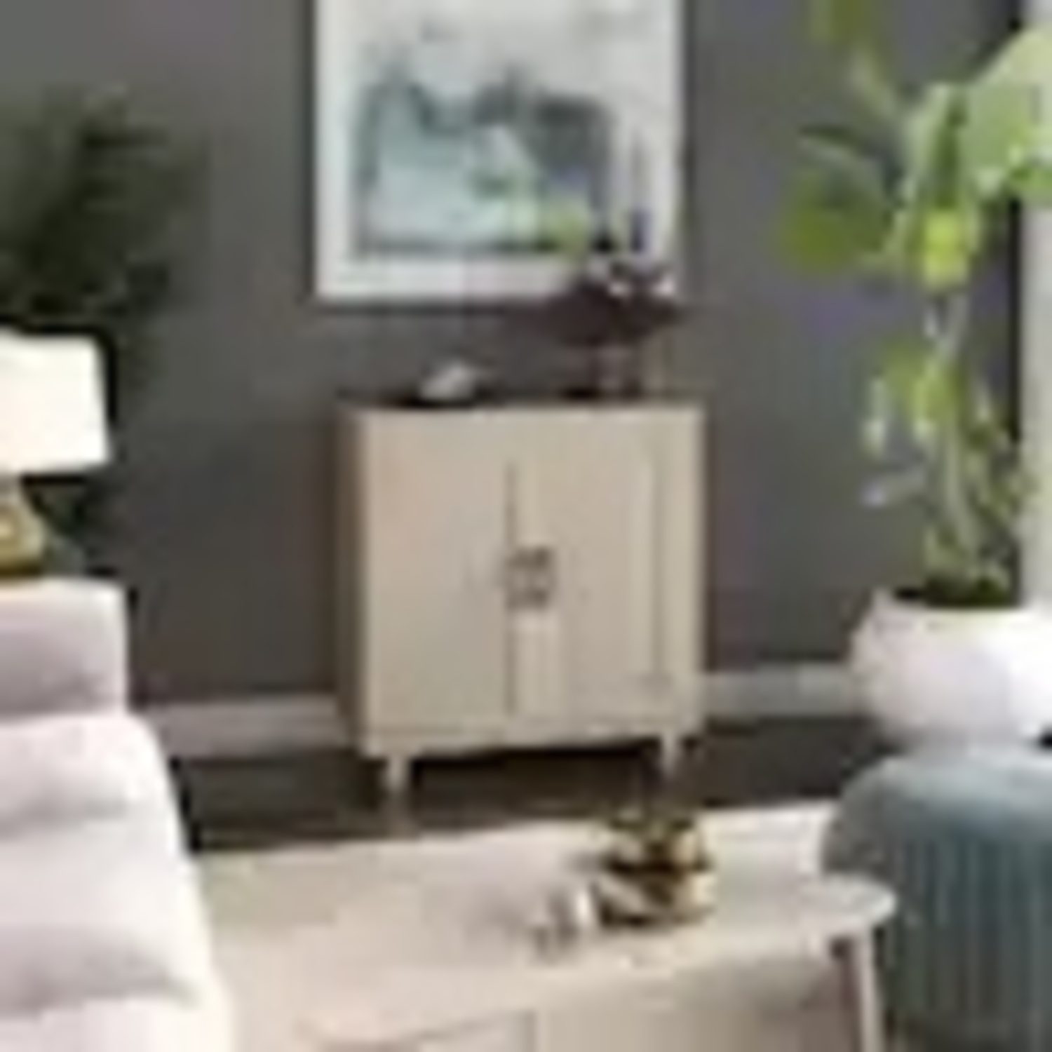 Home Depot Bishop Oak Accent Cabinet with Linen Door - image-5