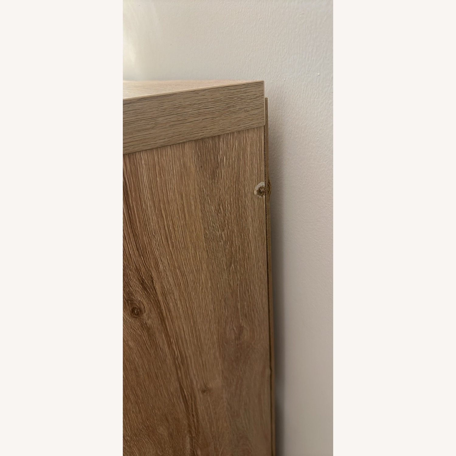 Home Depot Bishop Oak Accent Cabinet with Linen Door - image-2