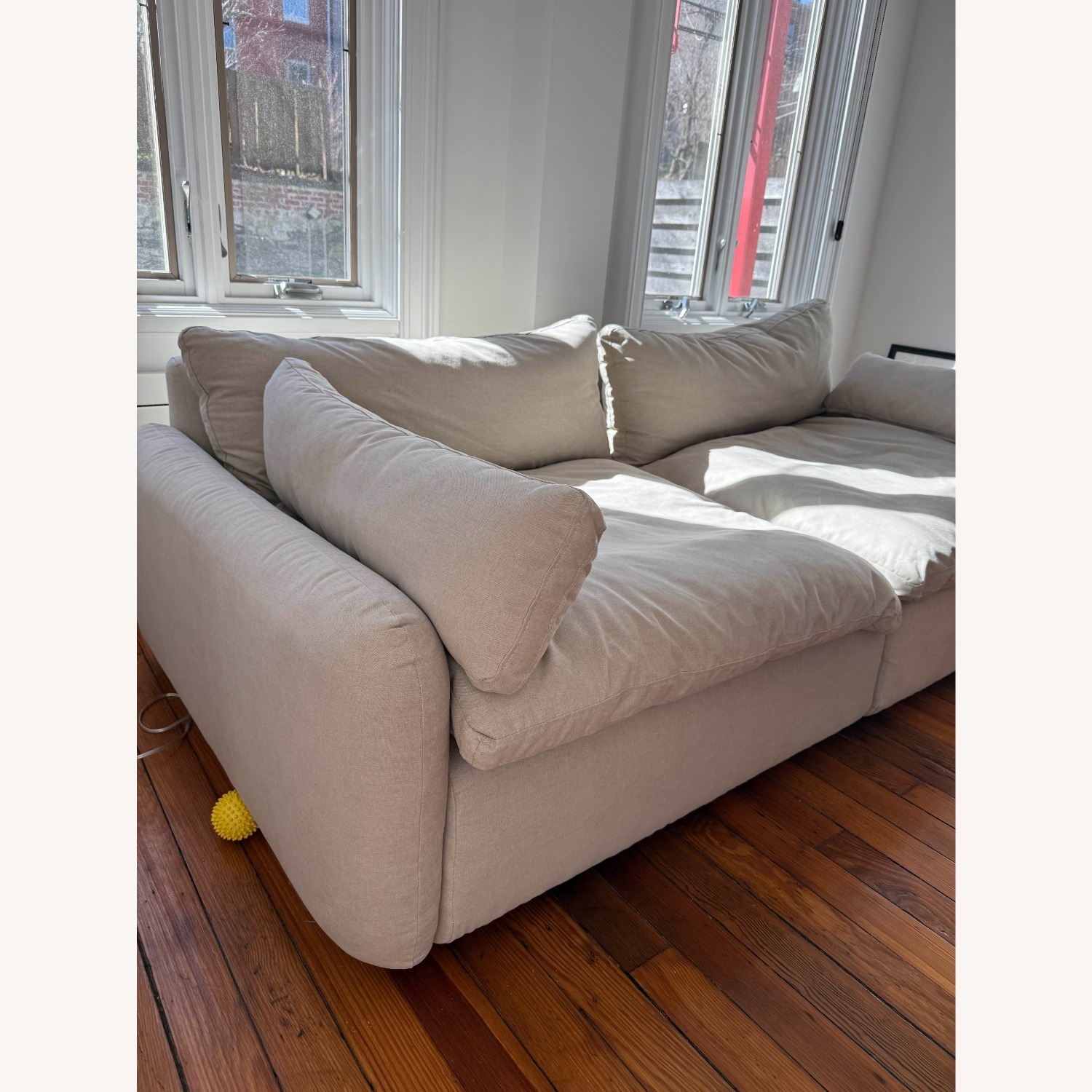 Floyd Sink Down Sectional in Sand - image-4