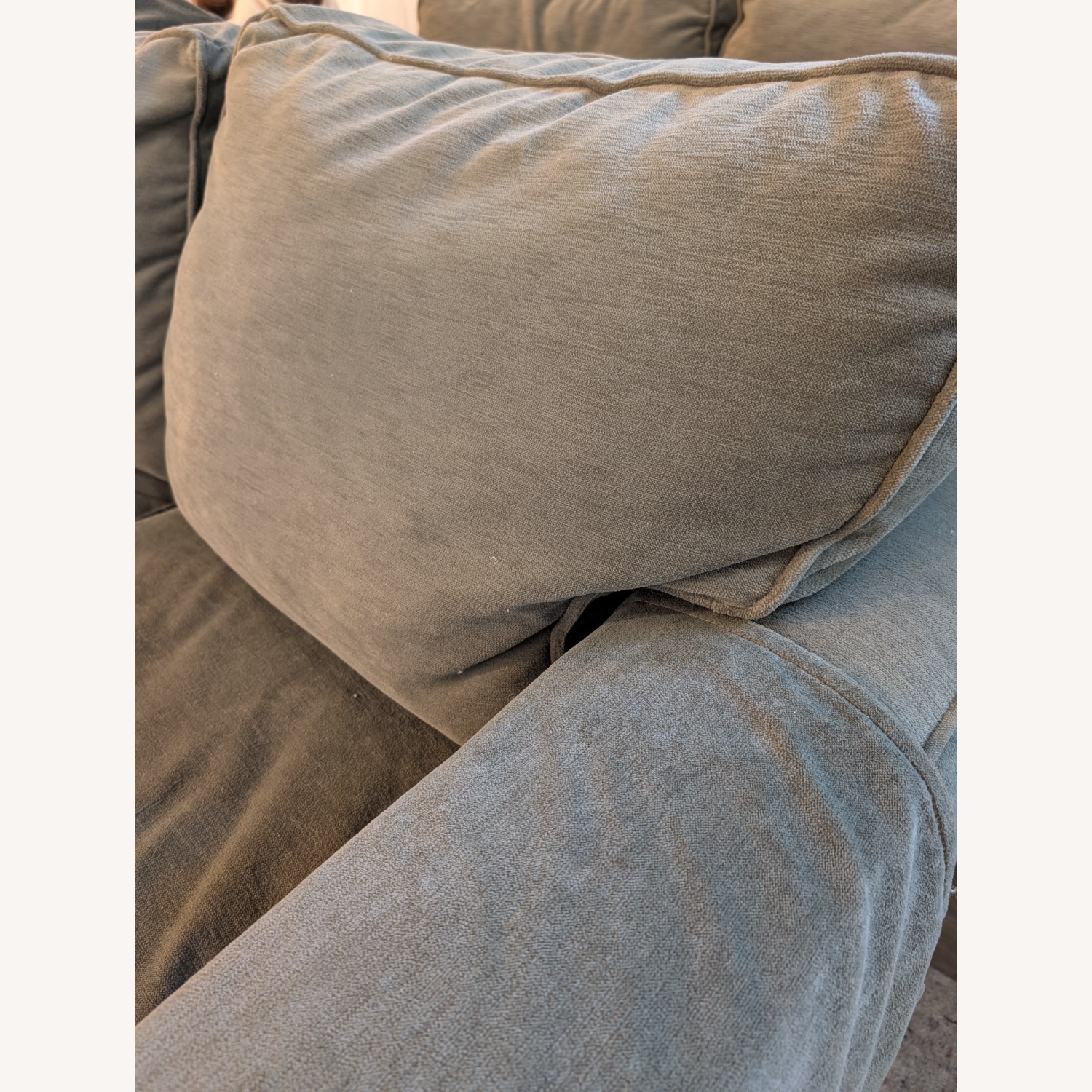 Rowe Loveseats - Olive Green - image-2