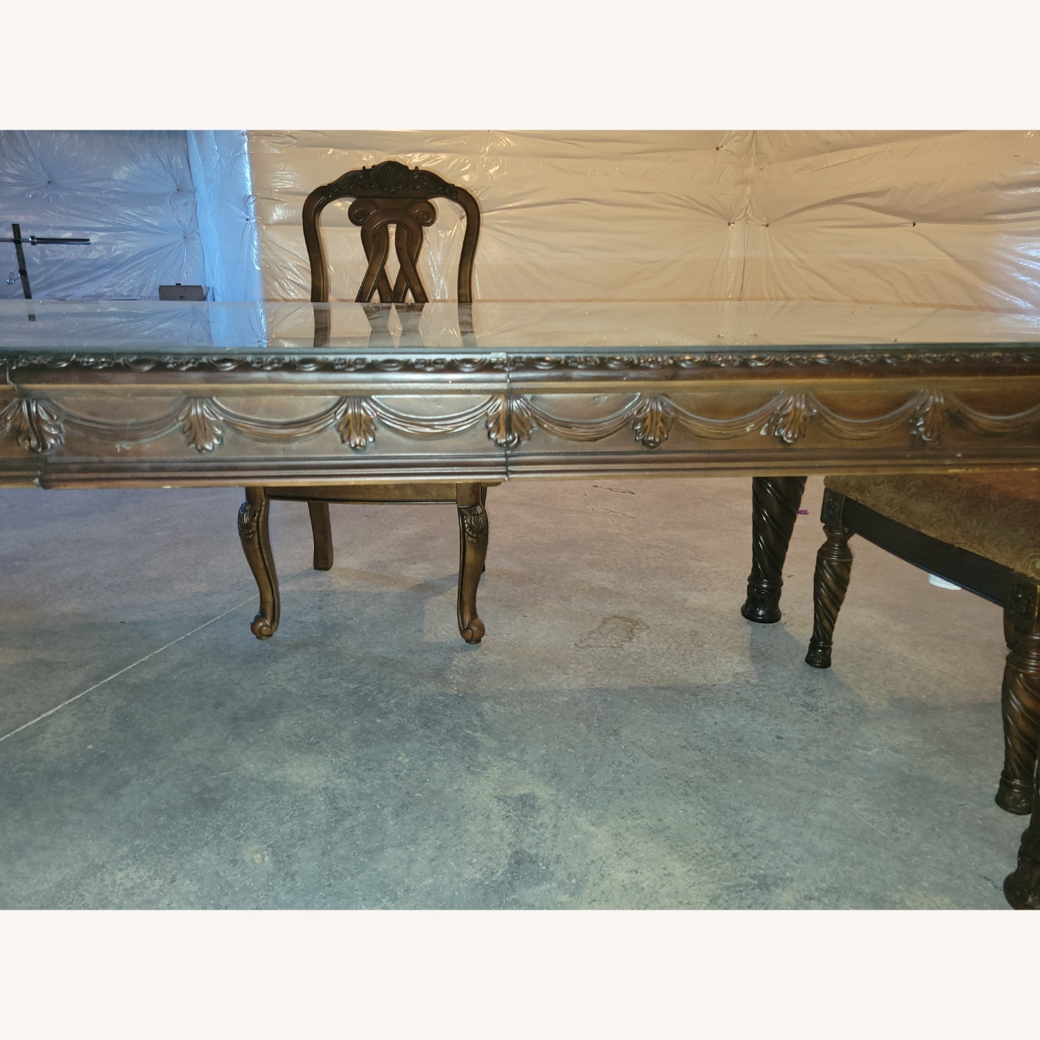 Wood Dining Table and 3 Chairs - image-3